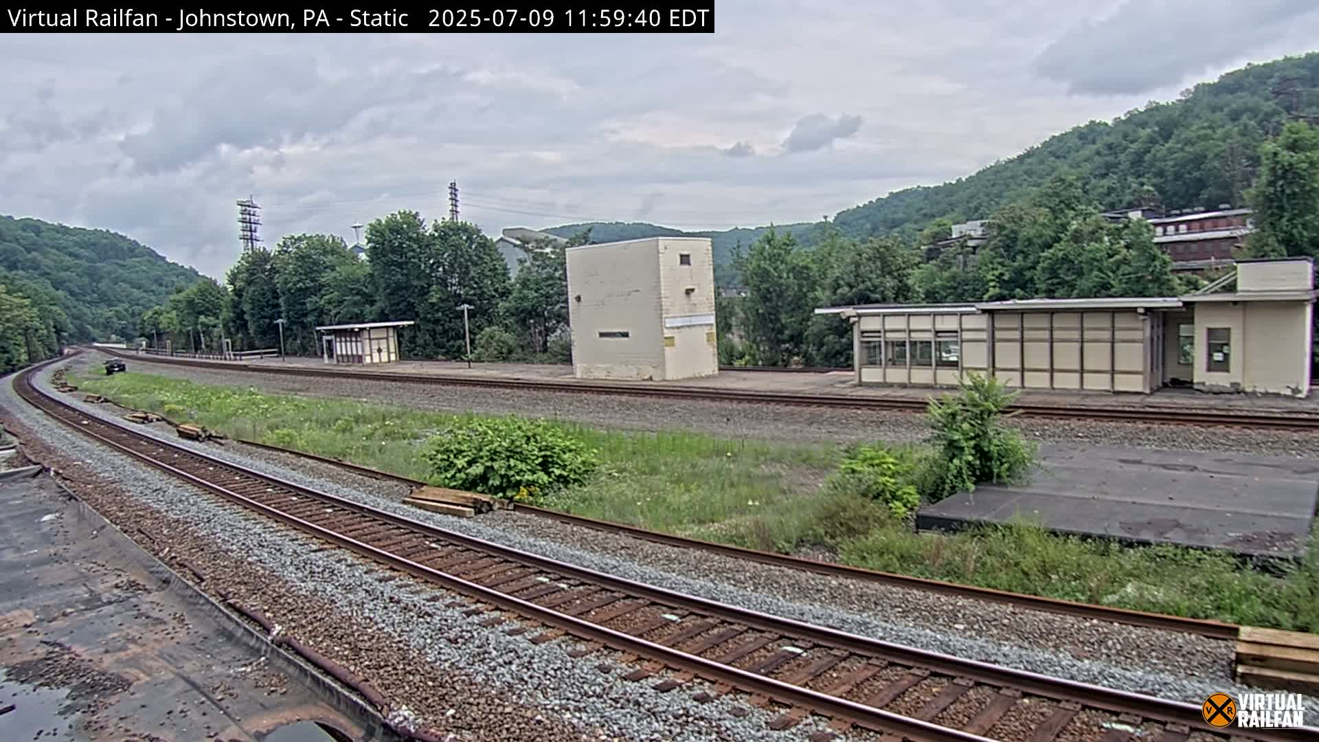 Johnstown Train Station & Railroad Crossing Live Cam - Johnstown, Cambria, Pennsylvania, USA