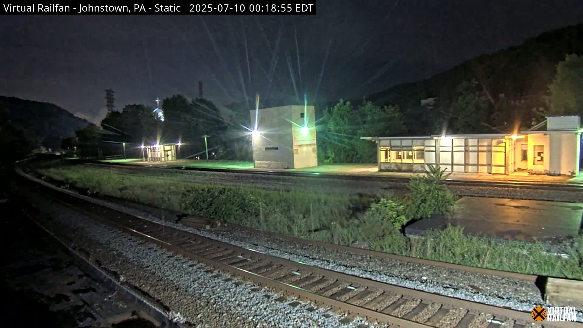 Johnstown Train Station & Railroad Crossing Live Cam - Johnstown, Cambria, Pennsylvania, USA