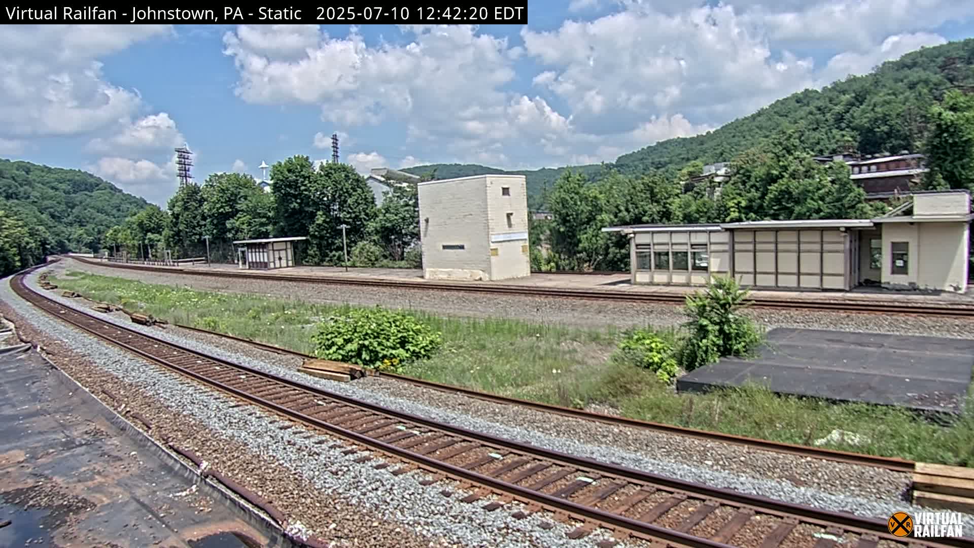 Johnstown Train Station & Railroad Crossing Live Cam - Johnstown, Cambria, Pennsylvania, USA
