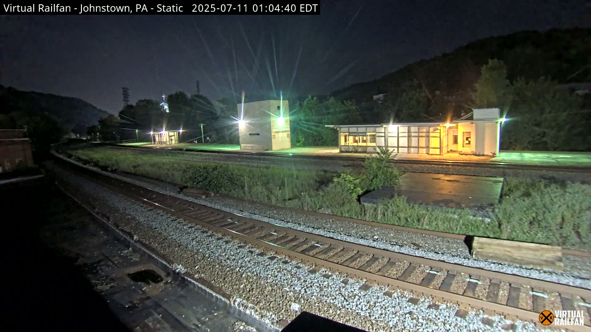 Johnstown Train Station & Railroad Crossing Live Cam - Johnstown, Cambria, Pennsylvania, USA