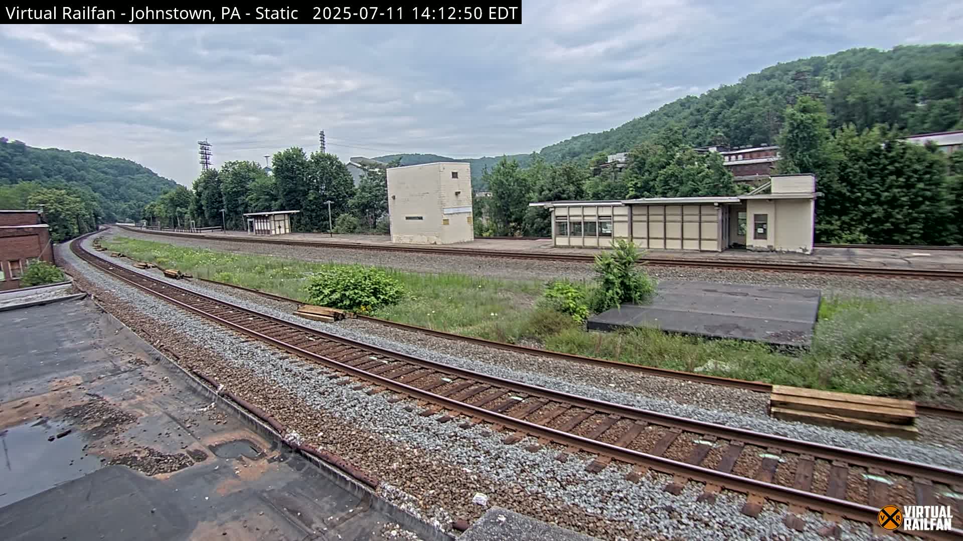 Johnstown Train Station & Railroad Crossing Live Cam - Johnstown, Cambria, Pennsylvania, USA