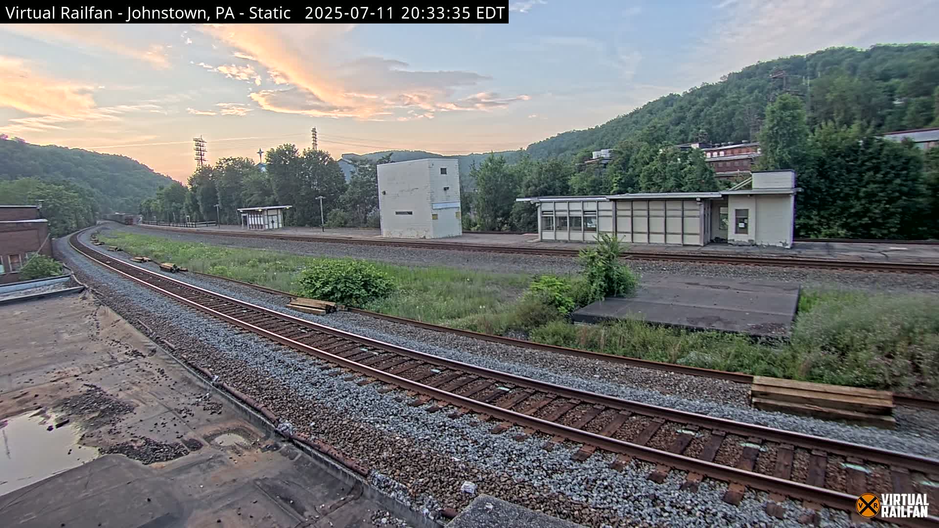 Johnstown Train Station & Railroad Crossing Live Cam - Johnstown, Cambria, Pennsylvania, USA