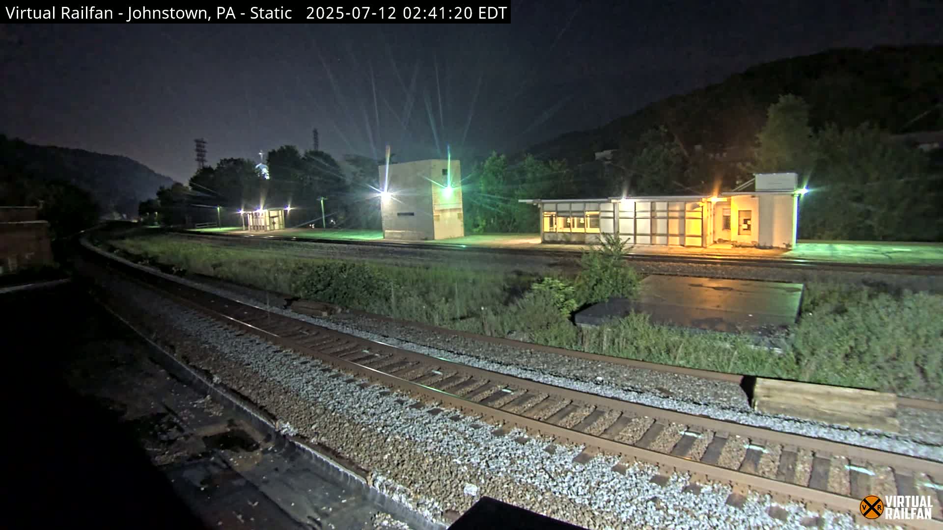 Johnstown Train Station & Railroad Crossing Live Cam - Johnstown, Cambria, Pennsylvania, USA