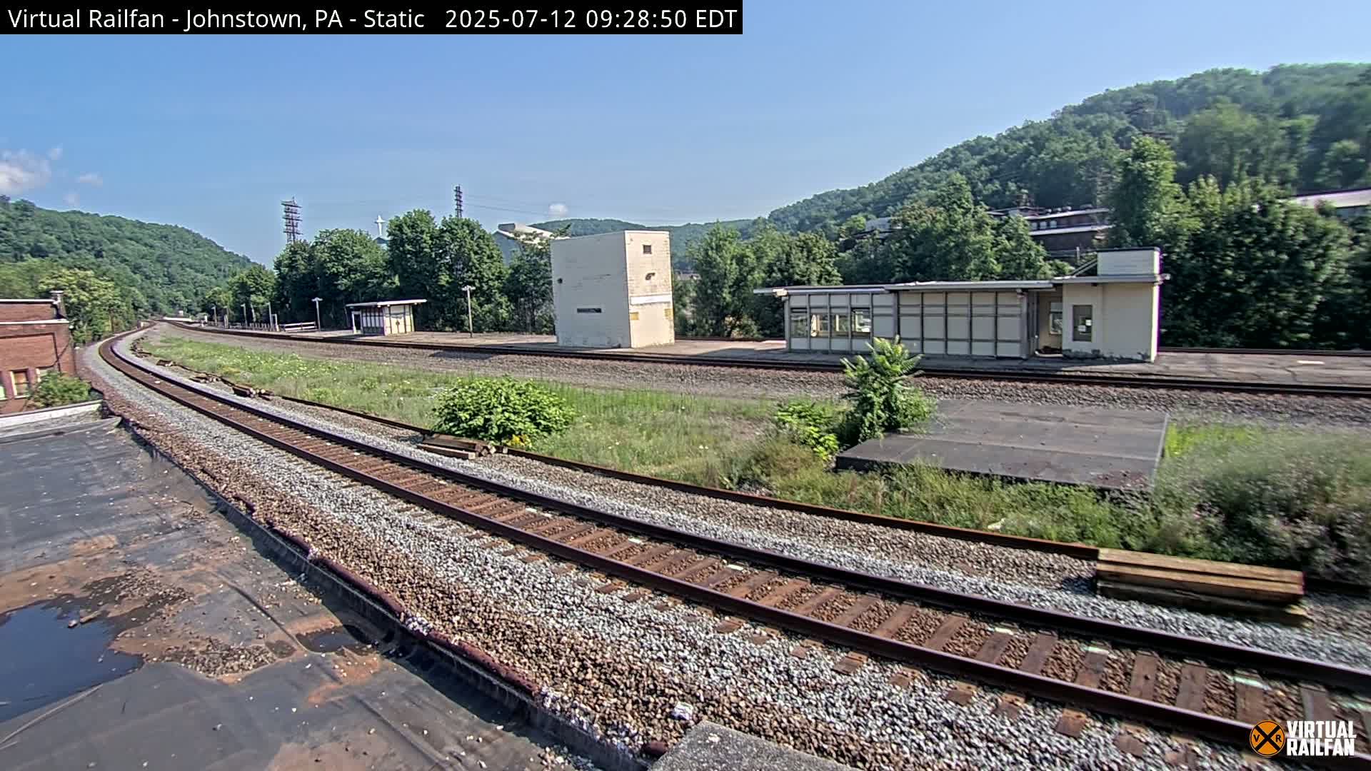 Johnstown Train Station & Railroad Crossing Live Cam - Johnstown, Cambria, Pennsylvania, USA
