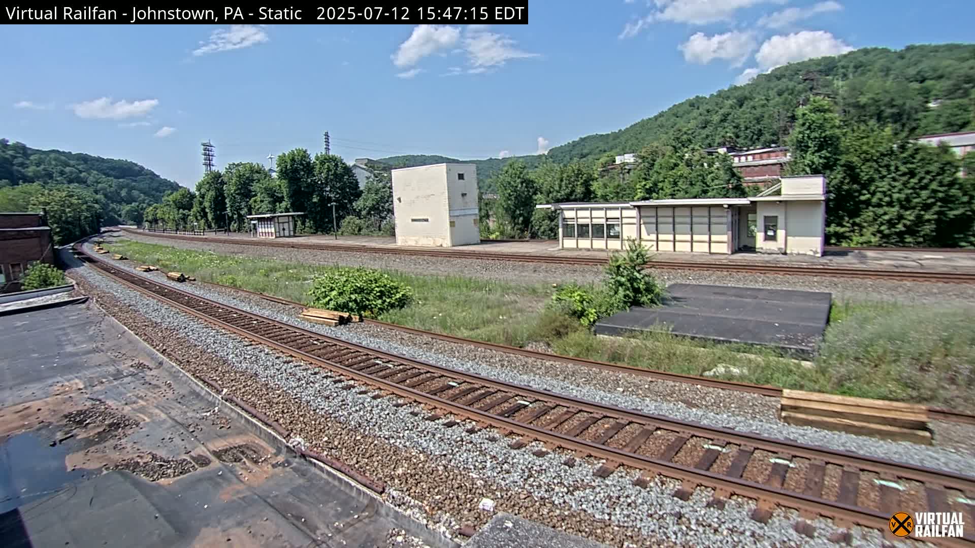 Johnstown Train Station & Railroad Crossing Live Cam - Johnstown, Cambria, Pennsylvania, USA