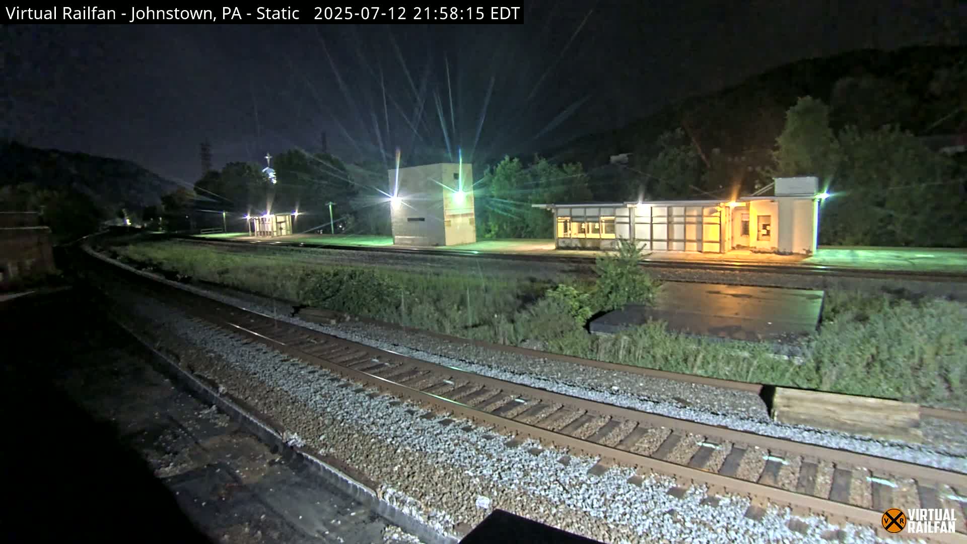 Johnstown Train Station & Railroad Crossing Live Cam - Johnstown, Cambria, Pennsylvania, USA