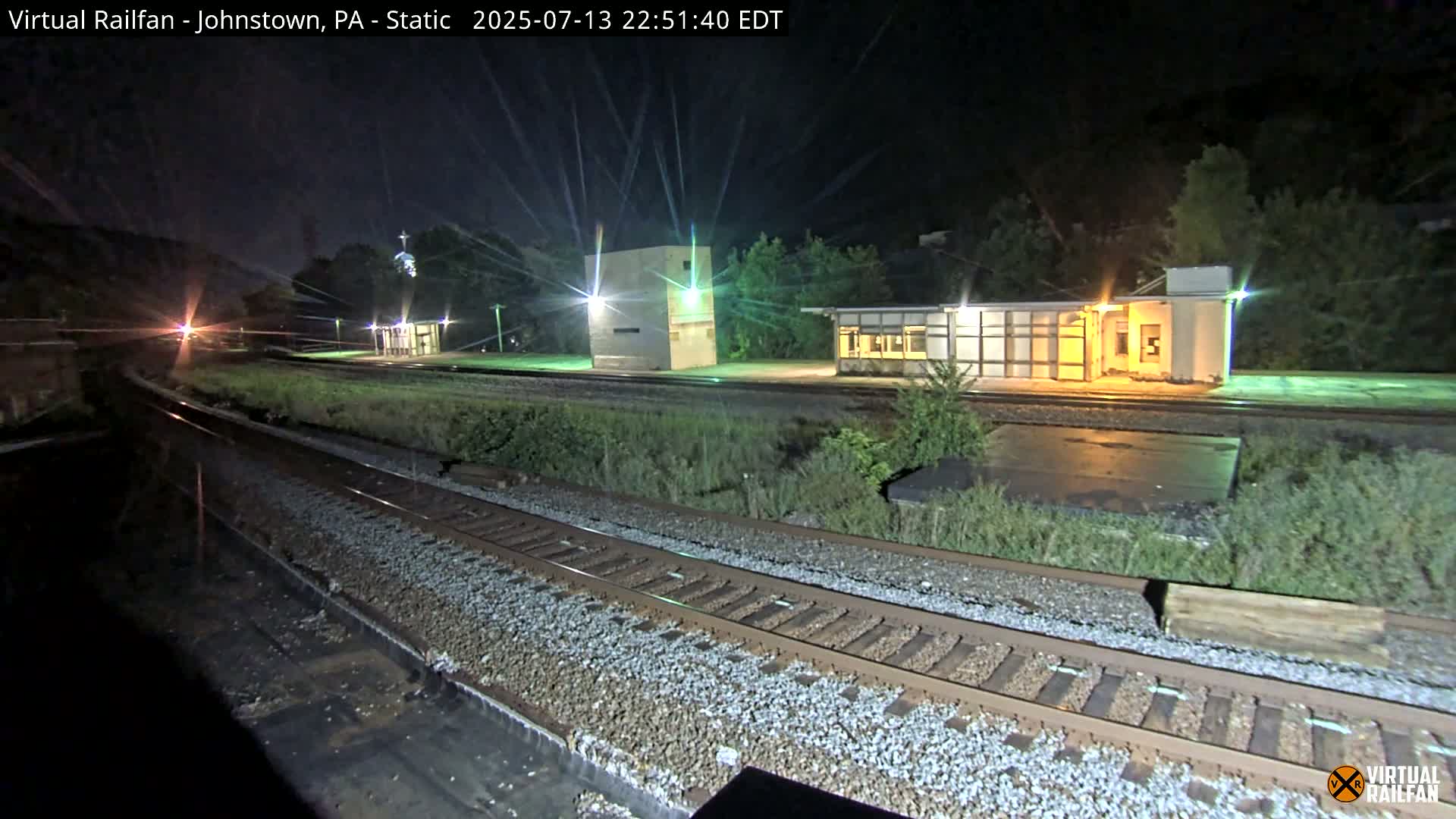 Johnstown Train Station & Railroad Crossing Live Cam - Johnstown, Cambria, Pennsylvania, USA