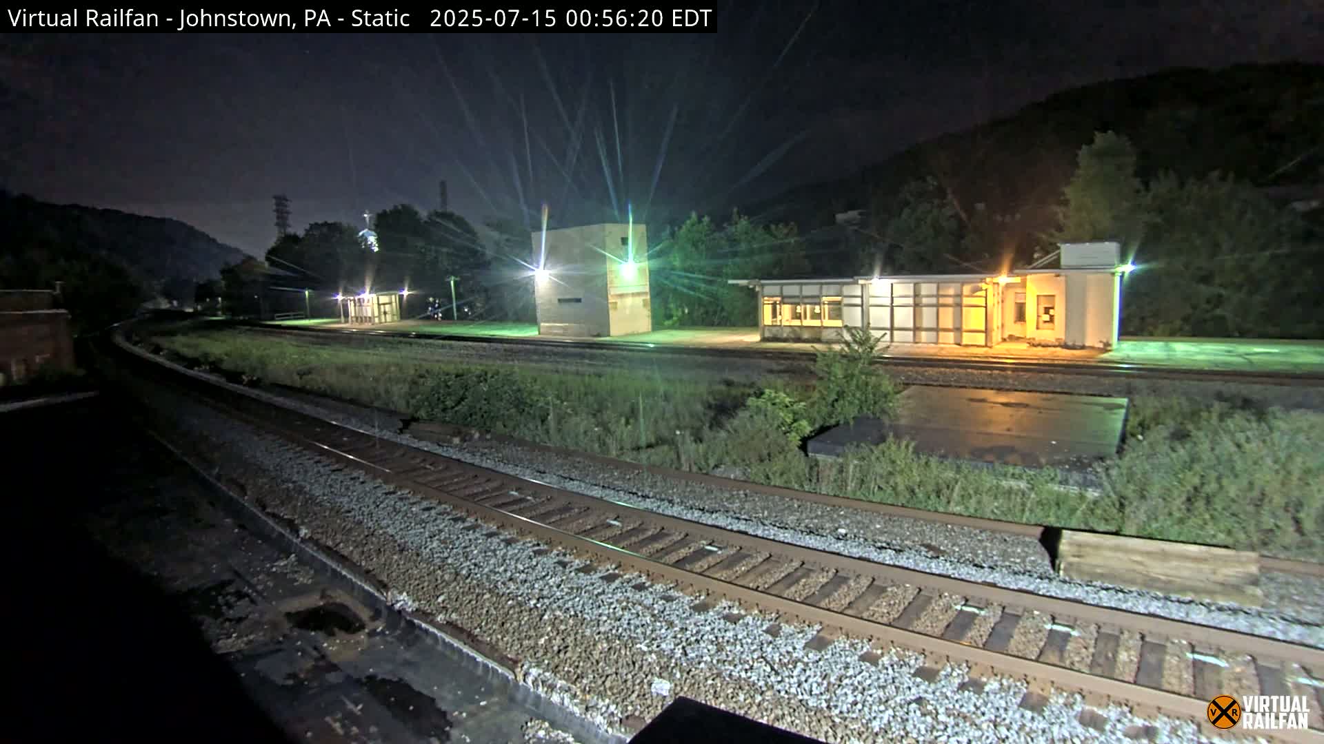 Johnstown Train Station & Railroad Crossing Live Cam - Johnstown, Cambria, Pennsylvania, USA