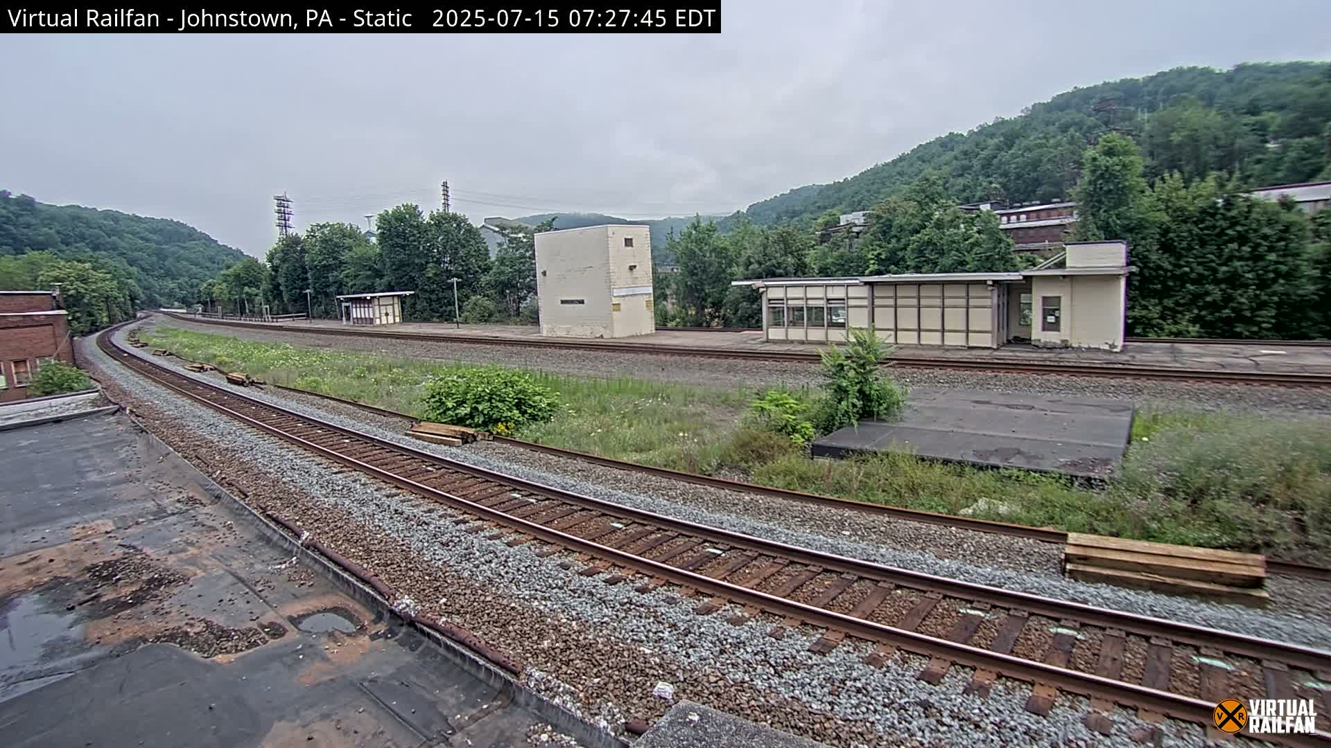 Johnstown Train Station & Railroad Crossing Live Cam - Johnstown, Cambria, Pennsylvania, USA