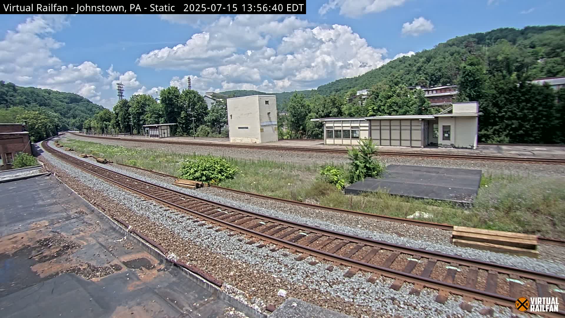 Johnstown Train Station & Railroad Crossing Live Cam - Johnstown, Cambria, Pennsylvania, USA