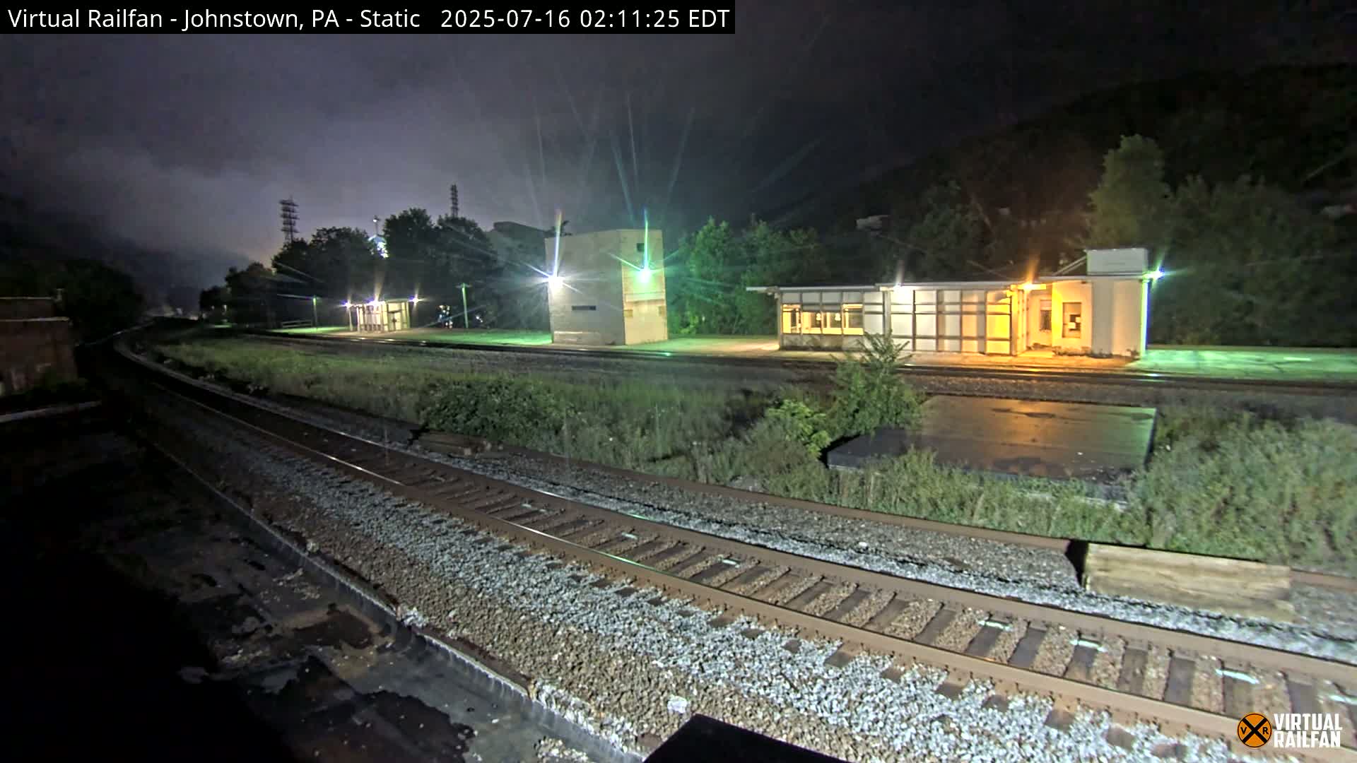 Johnstown Train Station & Railroad Crossing Live Cam - Johnstown, Cambria, Pennsylvania, USA