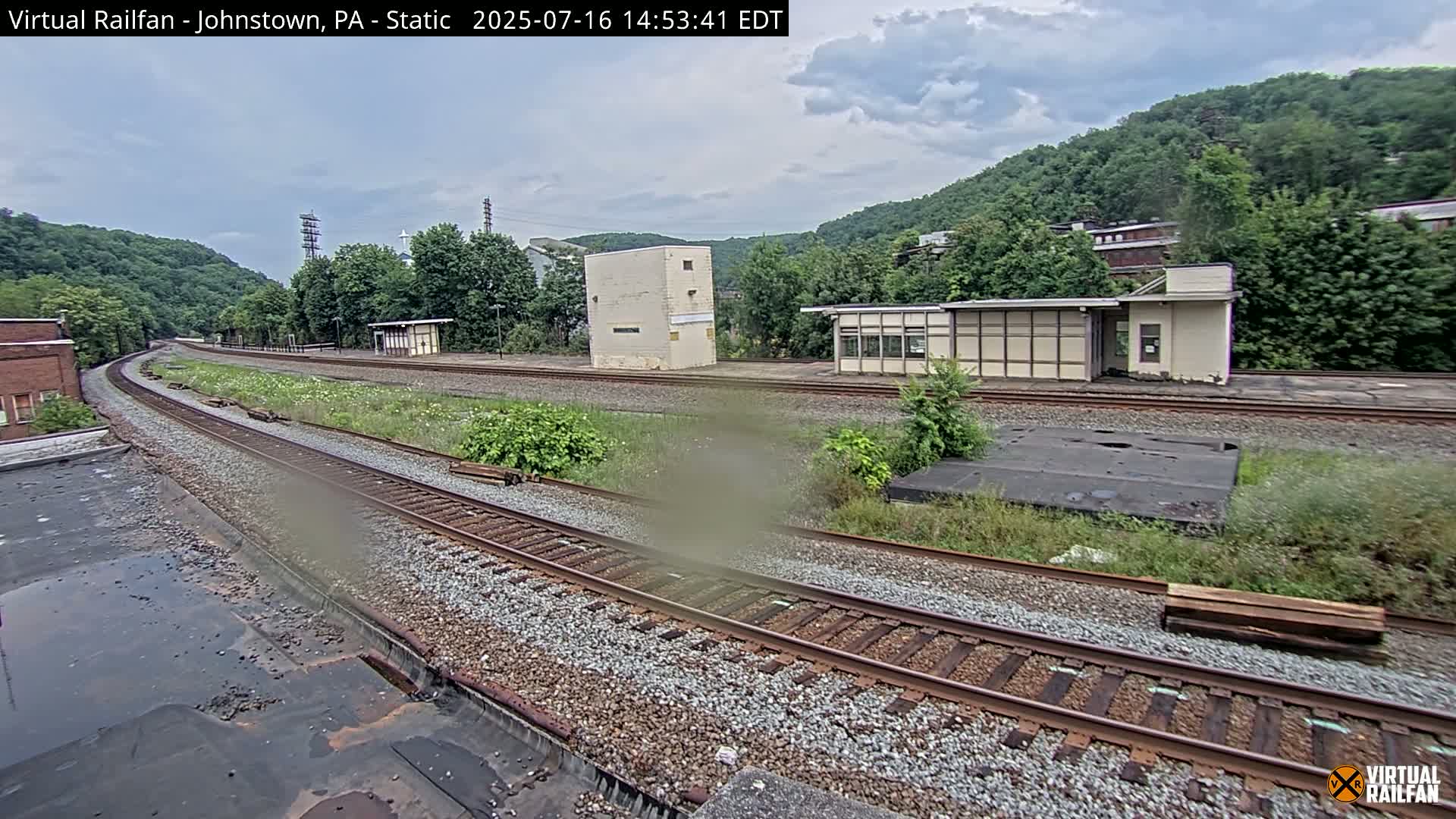 Johnstown Train Station & Railroad Crossing Live Cam - Johnstown, Cambria, Pennsylvania, USA