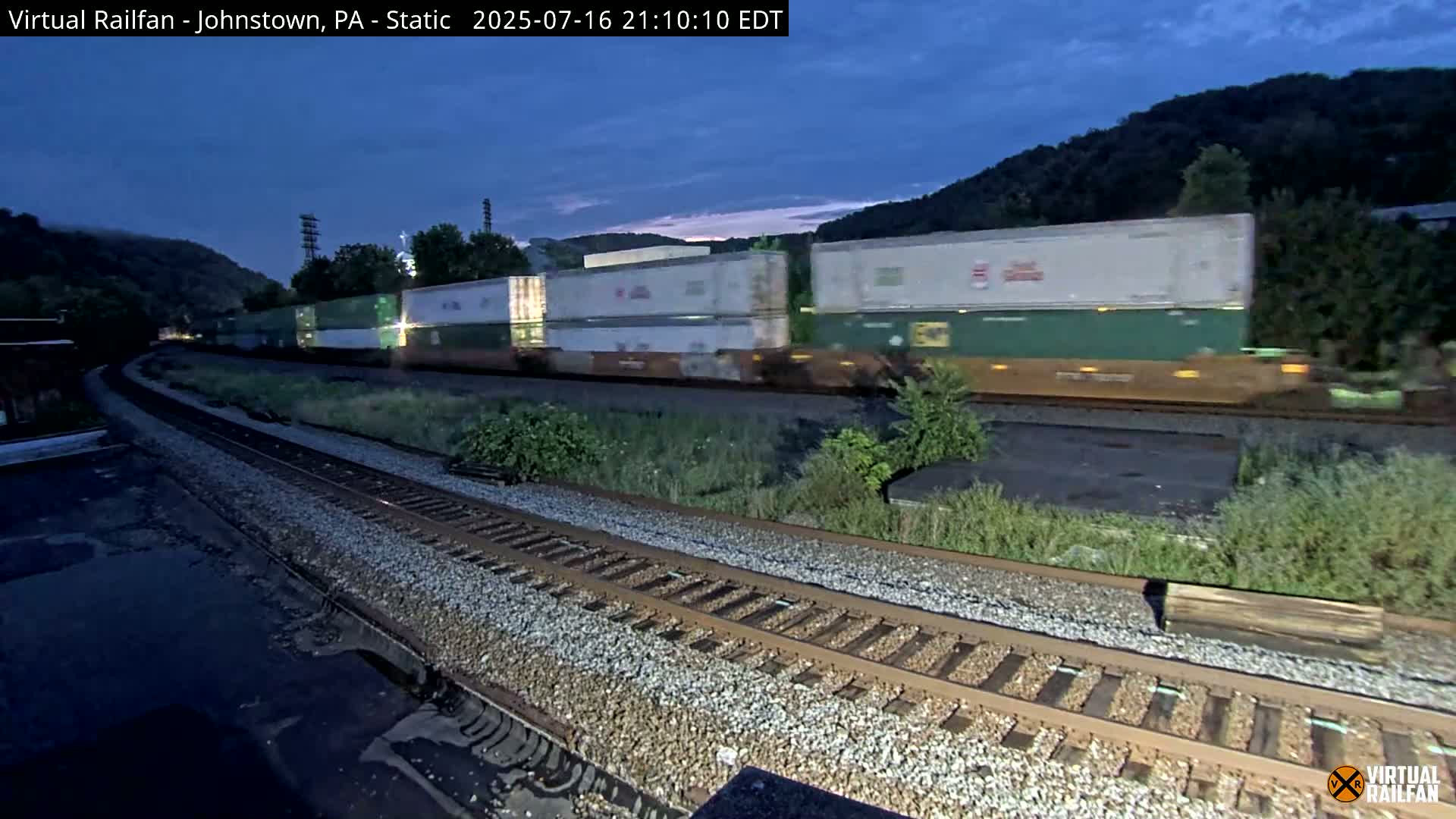 Johnstown Train Station & Railroad Crossing Live Cam - Johnstown, Cambria, Pennsylvania, USA
