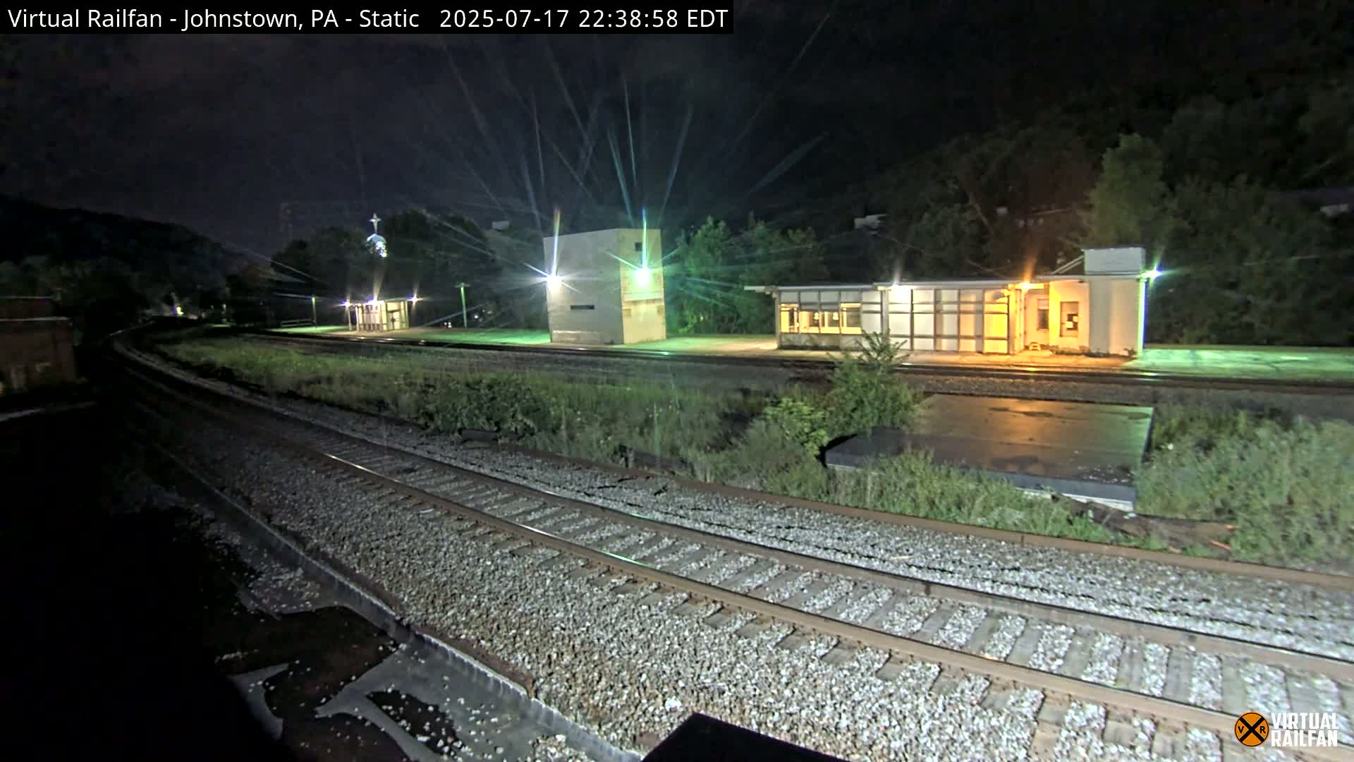 Johnstown Train Station & Railroad Crossing Live Cam - Johnstown, Cambria, Pennsylvania, USA