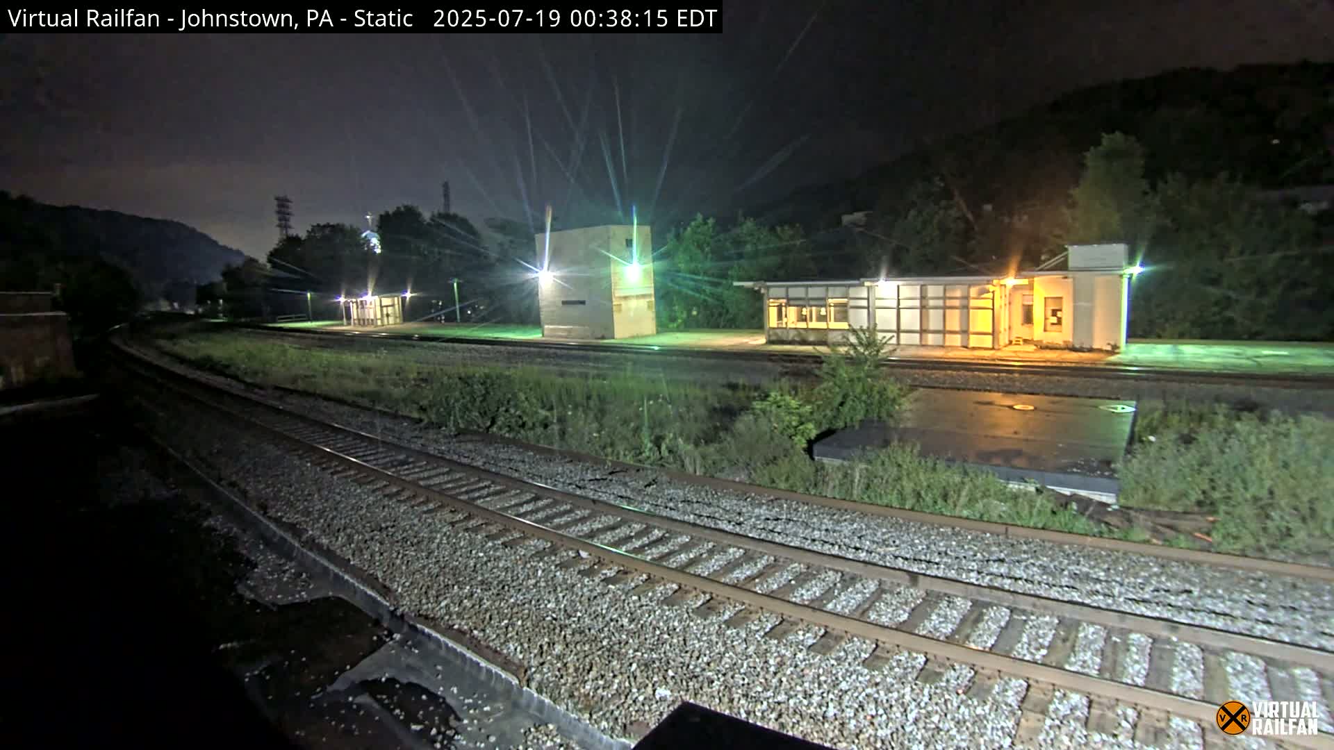Johnstown Train Station & Railroad Crossing Live Cam - Johnstown, Cambria, Pennsylvania, USA