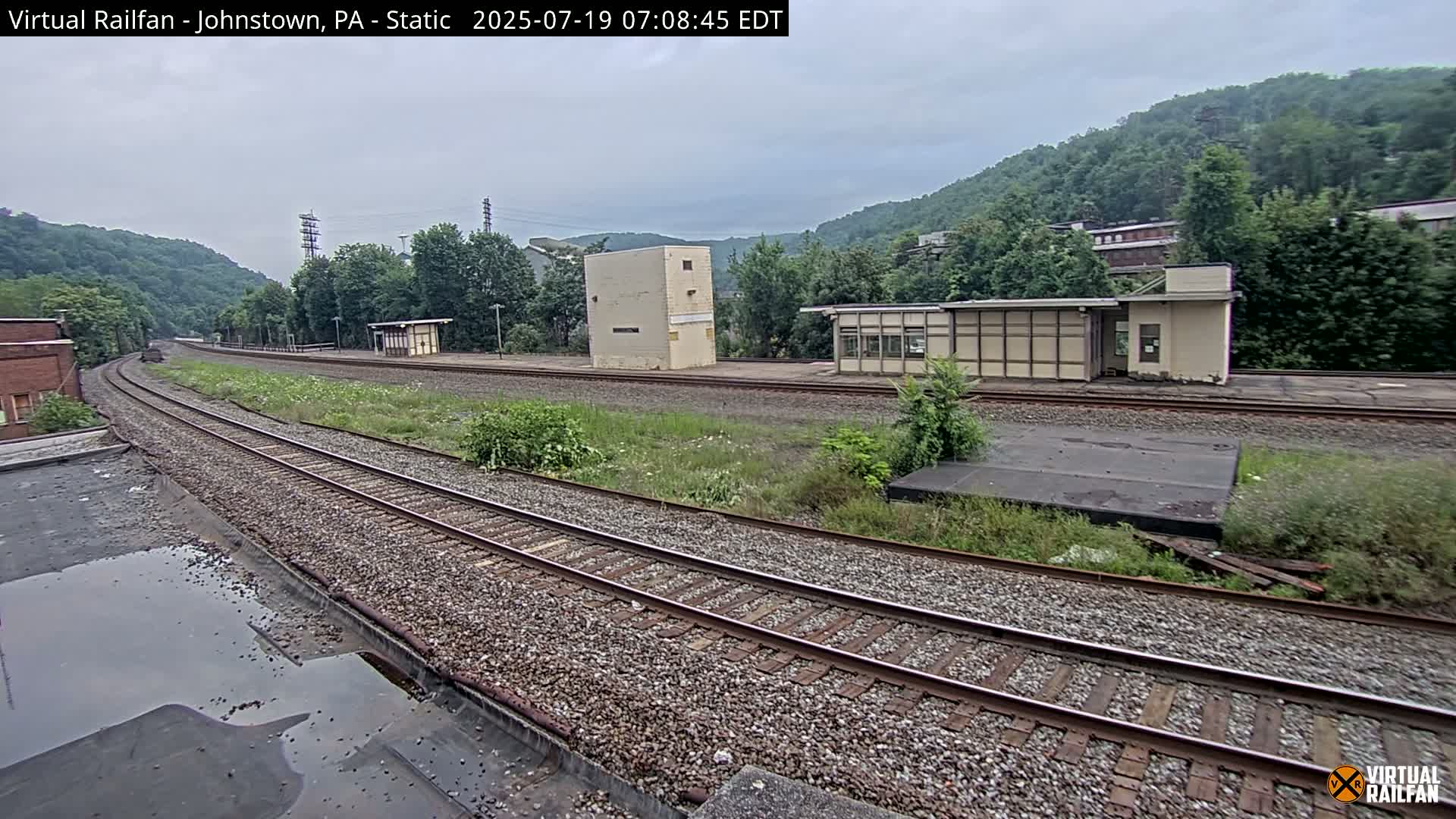 Johnstown Train Station & Railroad Crossing Live Cam - Johnstown, Cambria, Pennsylvania, USA