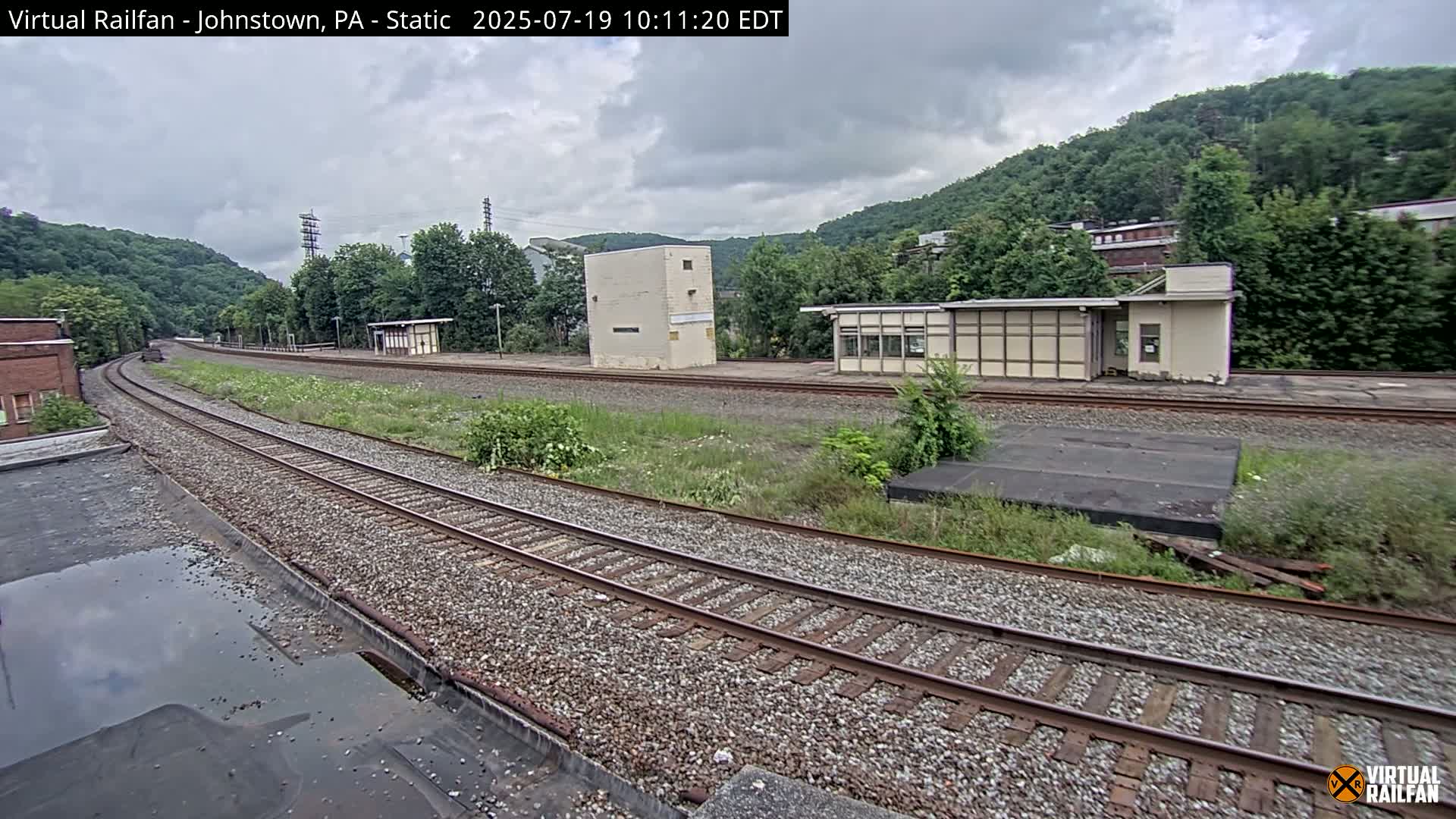 Johnstown Train Station & Railroad Crossing Live Cam - Johnstown, Cambria, Pennsylvania, USA