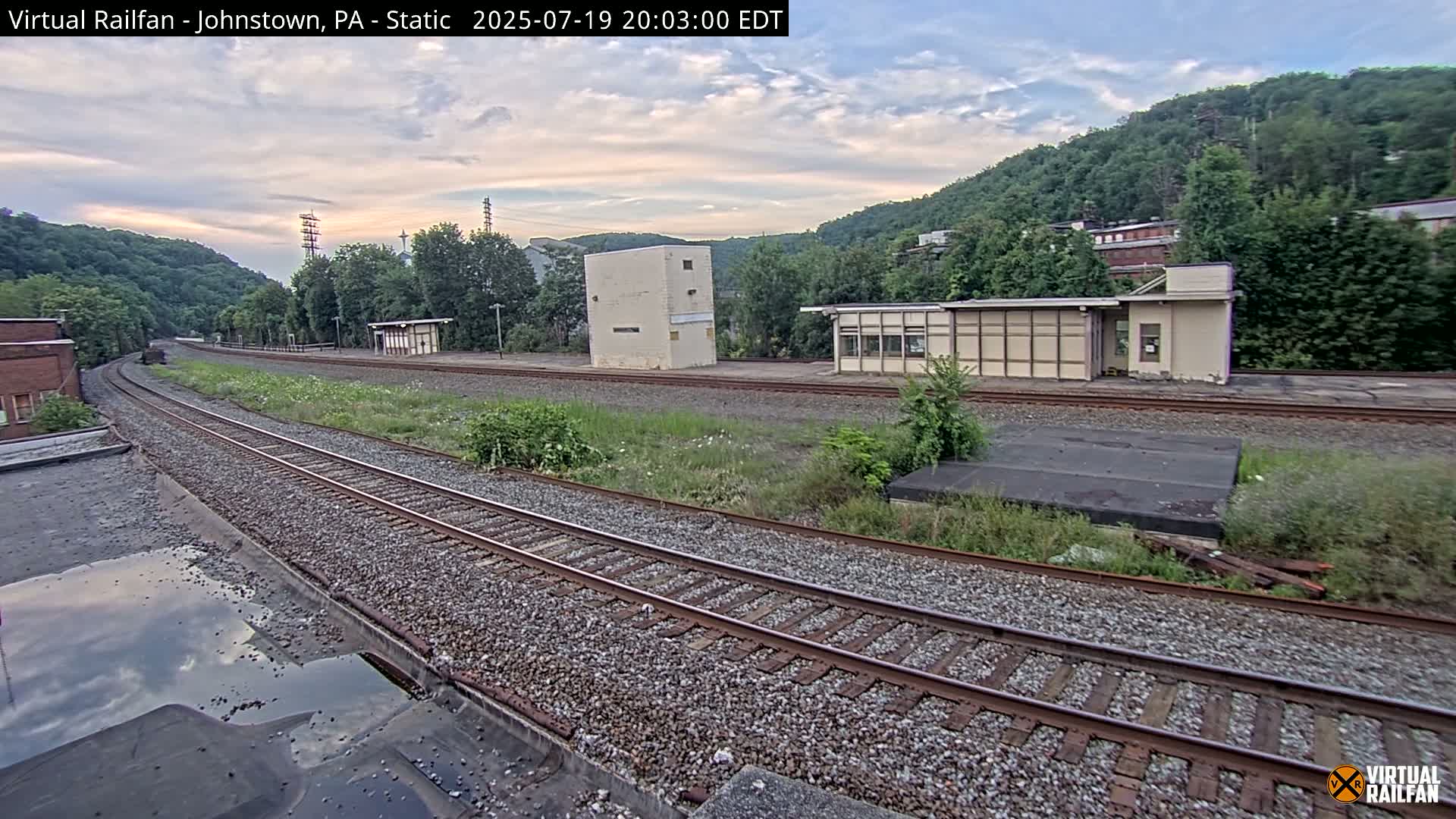 Johnstown Train Station & Railroad Crossing Live Cam - Johnstown, Cambria, Pennsylvania, USA