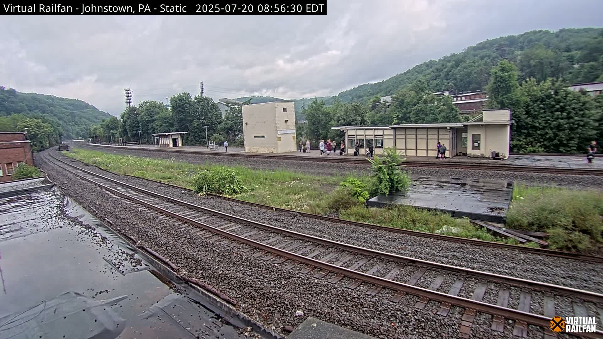 Johnstown Train Station & Railroad Crossing Live Cam - Johnstown, Cambria, Pennsylvania, USA