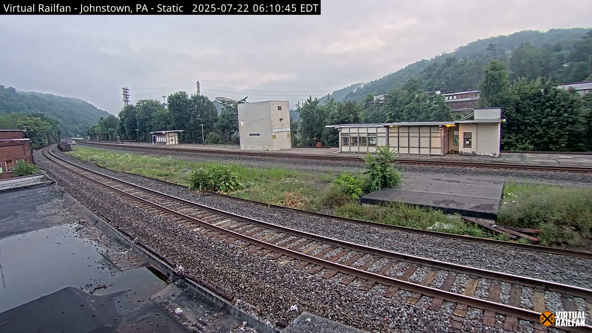 Johnstown Train Station & Railroad Crossing Live Cam - Johnstown, Cambria, Pennsylvania, USA