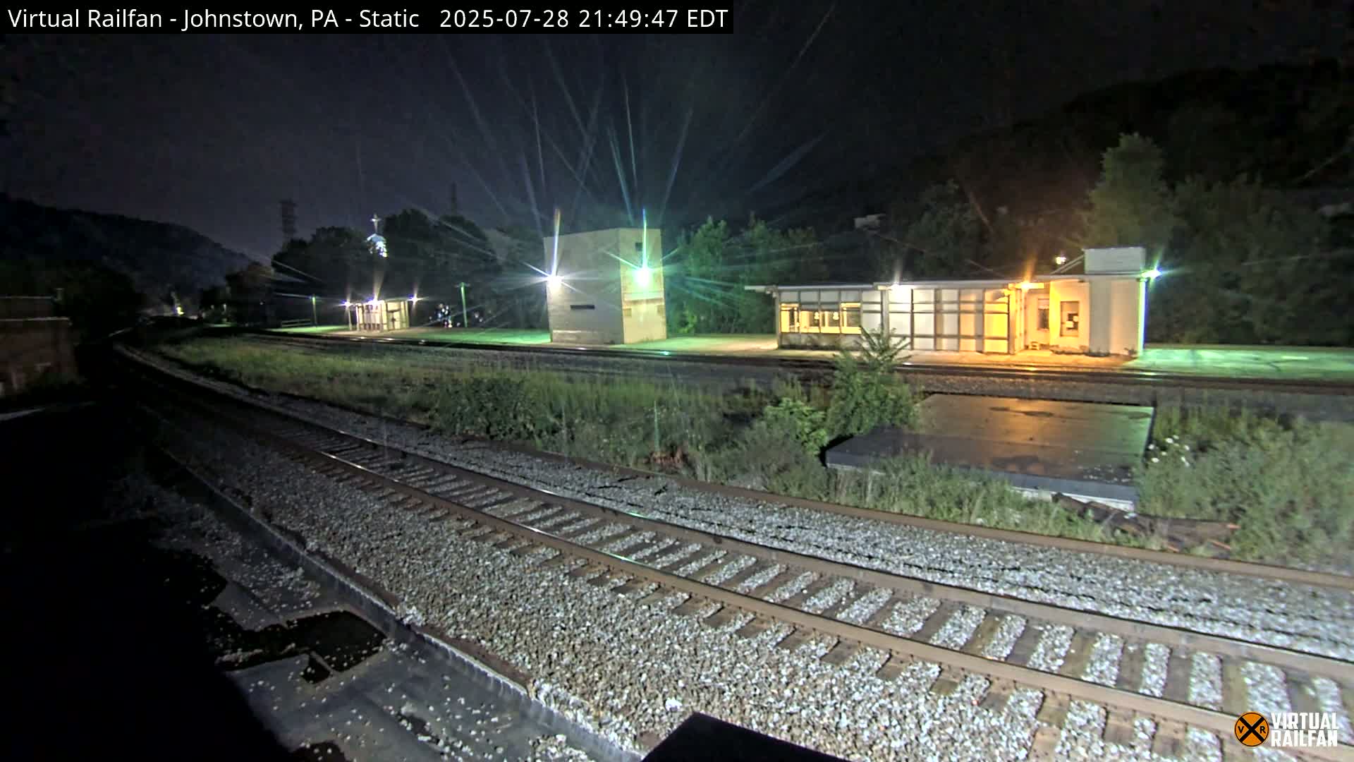 Johnstown Train Station & Railroad Crossing Live Cam - Johnstown, Cambria, Pennsylvania, USA