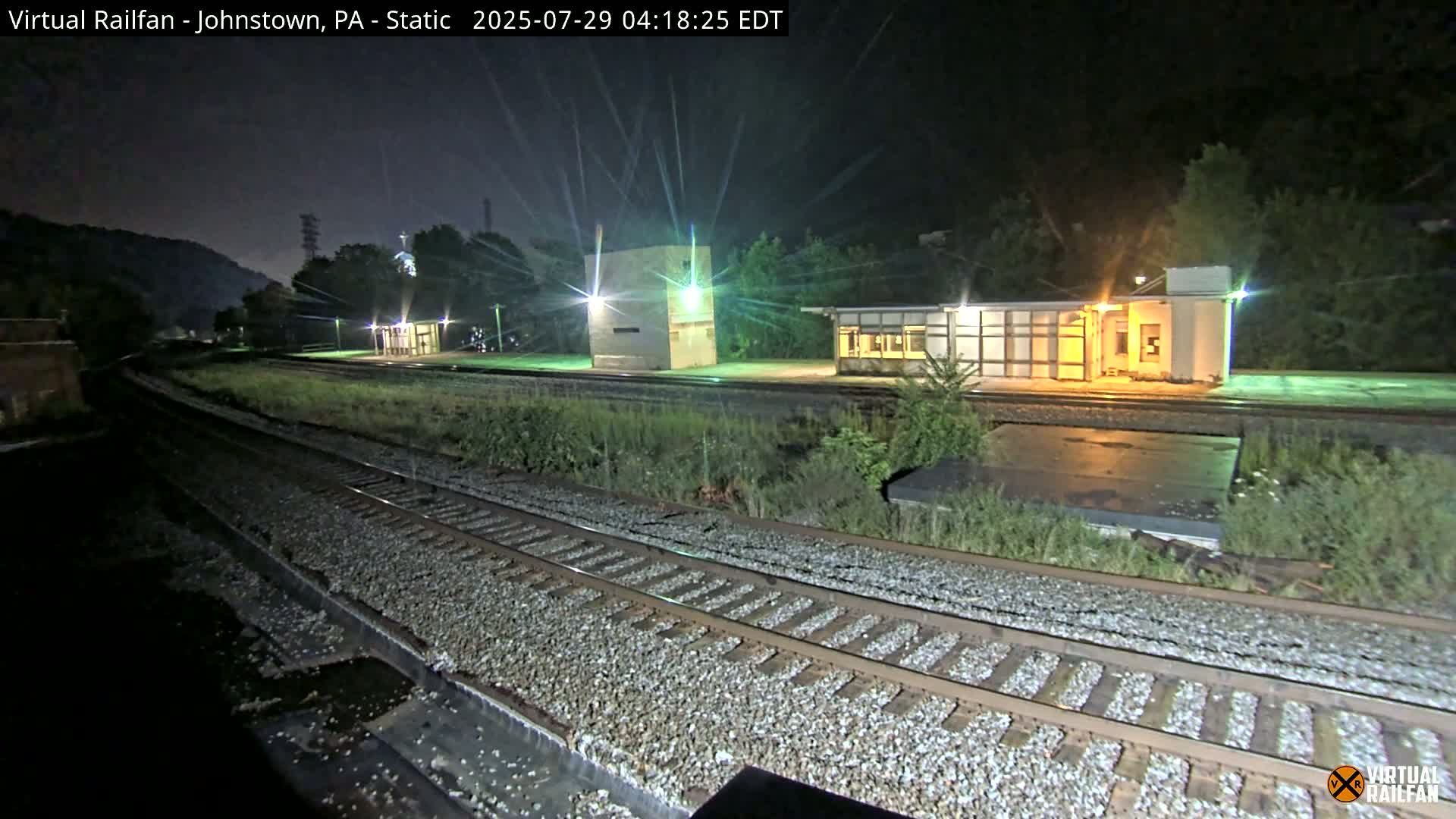 Johnstown Train Station & Railroad Crossing Live Cam - Johnstown, Cambria, Pennsylvania, USA