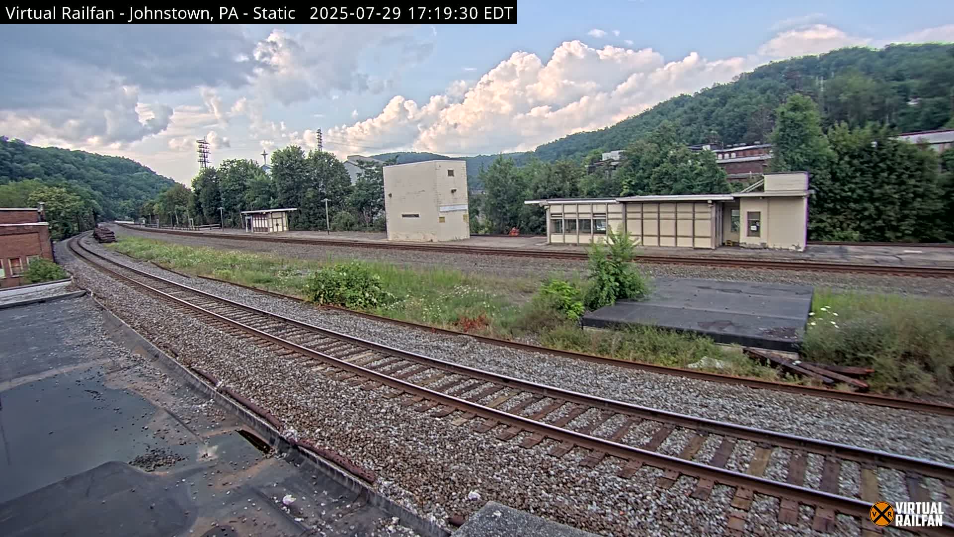 Johnstown Train Station & Railroad Crossing Live Cam - Johnstown, Cambria, Pennsylvania, USA