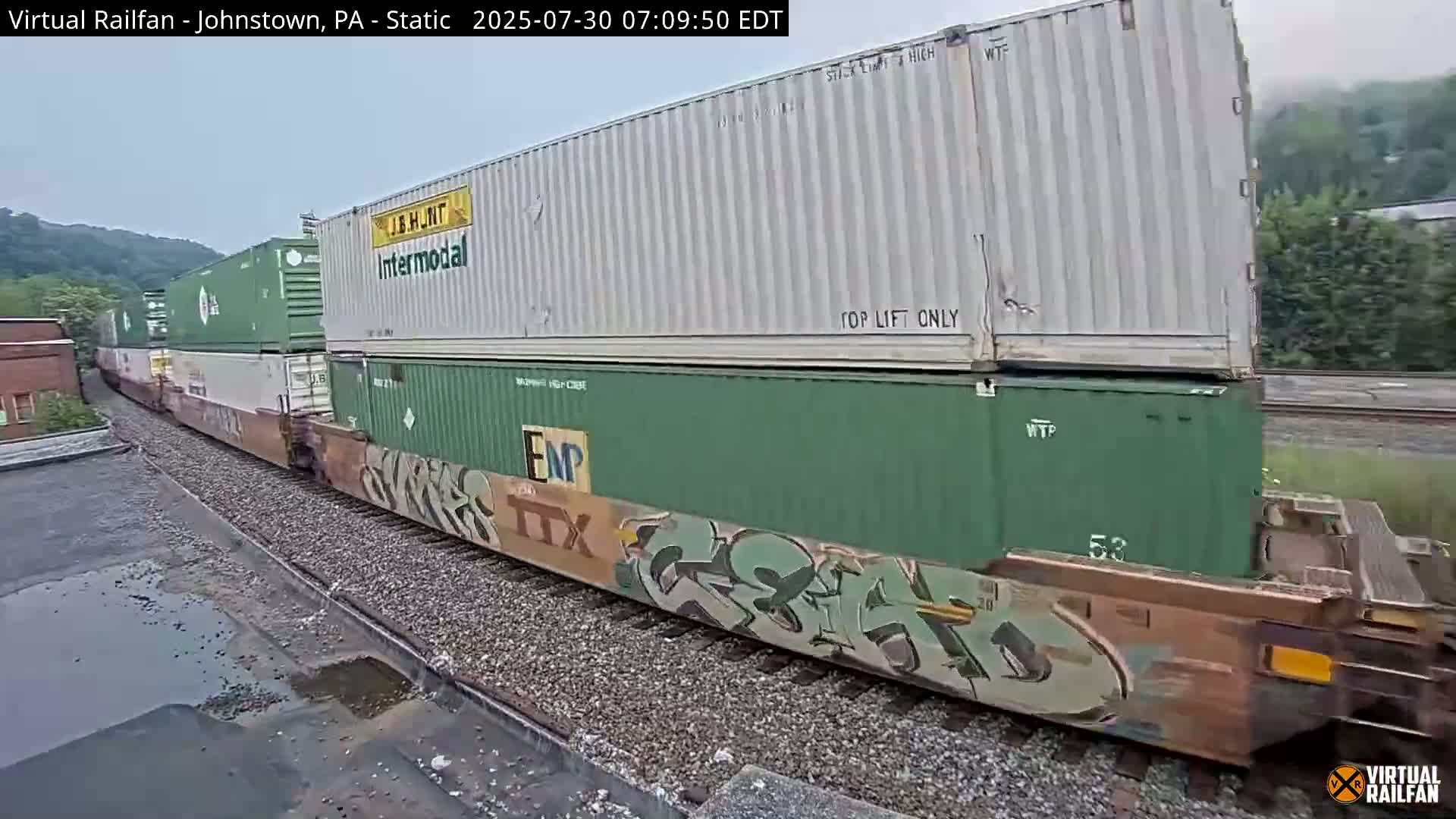 Johnstown Train Station & Railroad Crossing Live Cam - Johnstown, Cambria, Pennsylvania, USA