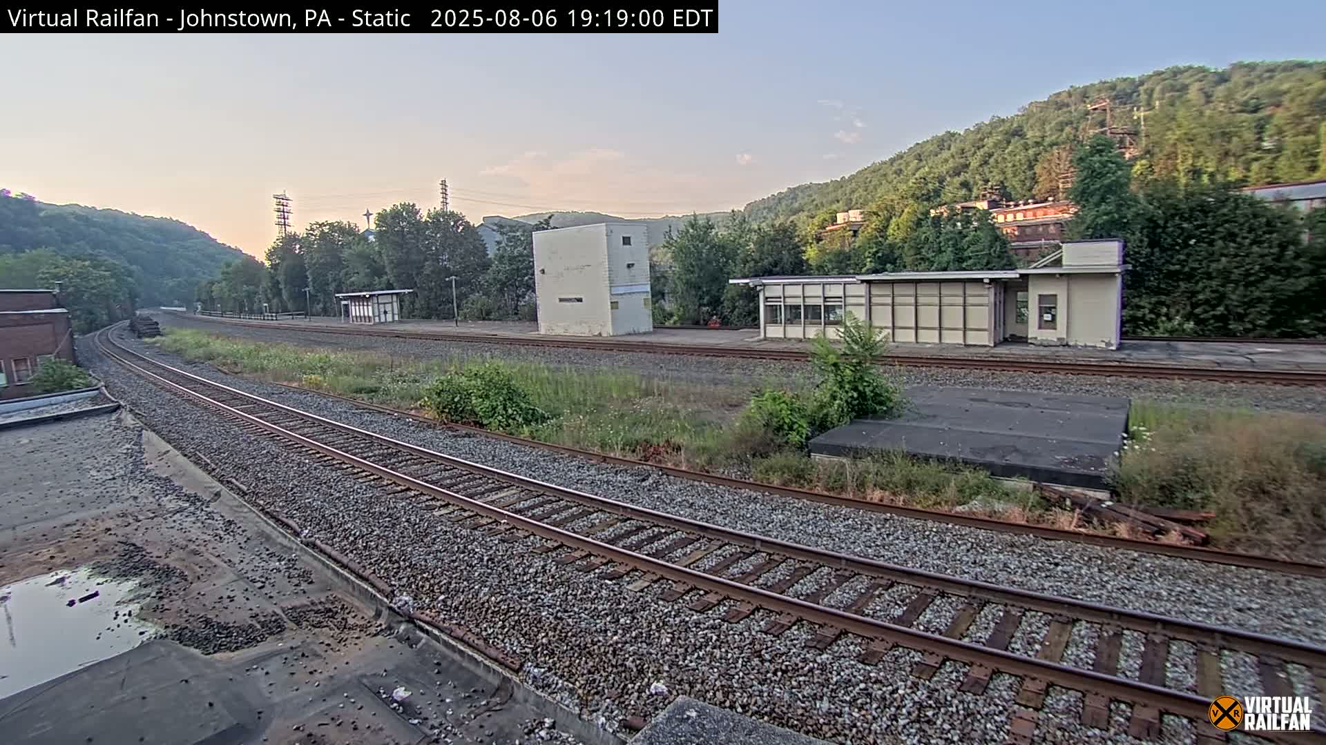 Johnstown Train Station & Railroad Crossing Live Cam - Johnstown, Cambria, Pennsylvania, USA