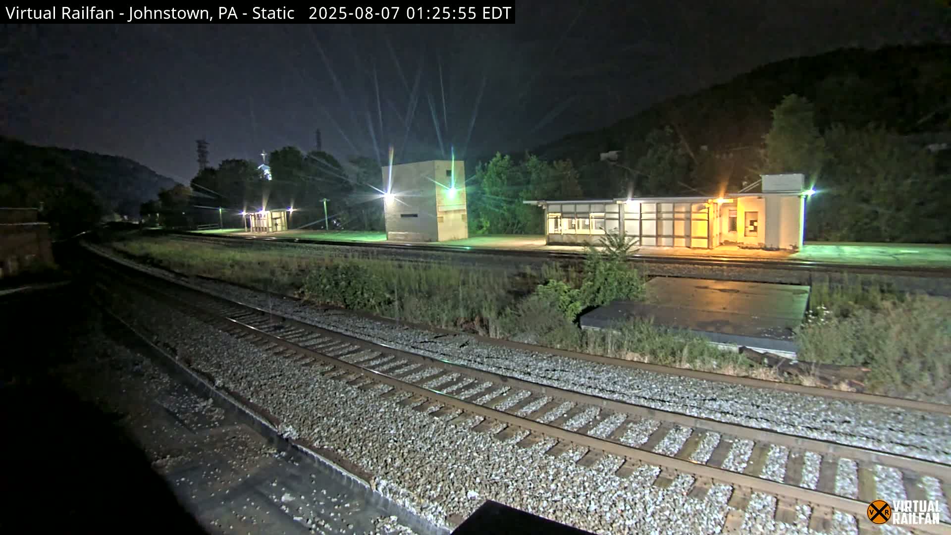 Johnstown Train Station & Railroad Crossing Live Cam - Johnstown, Cambria, Pennsylvania, USA