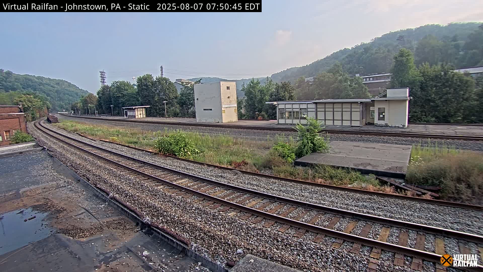Johnstown Train Station & Railroad Crossing Live Cam - Johnstown, Cambria, Pennsylvania, USA