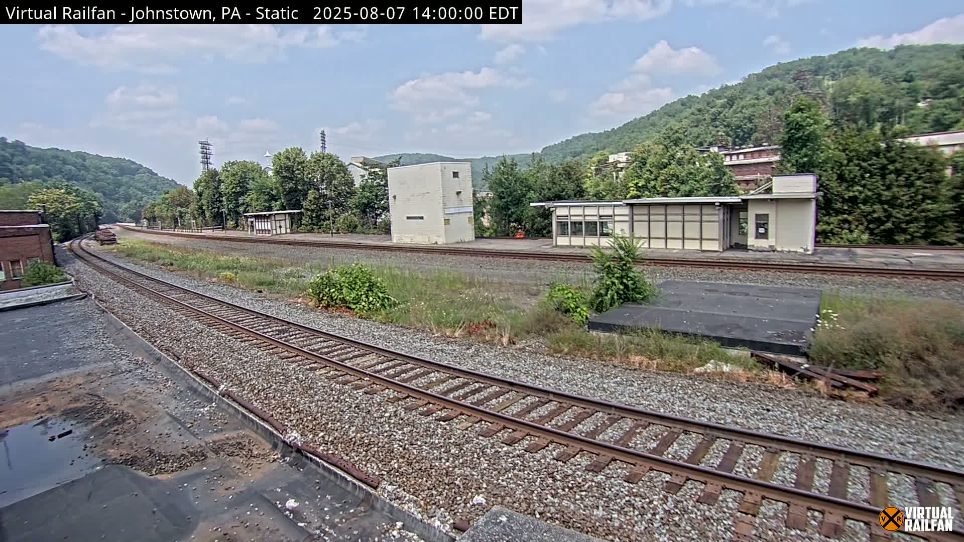 Johnstown Train Station & Railroad Crossing Live Cam - Johnstown, Cambria, Pennsylvania, USA