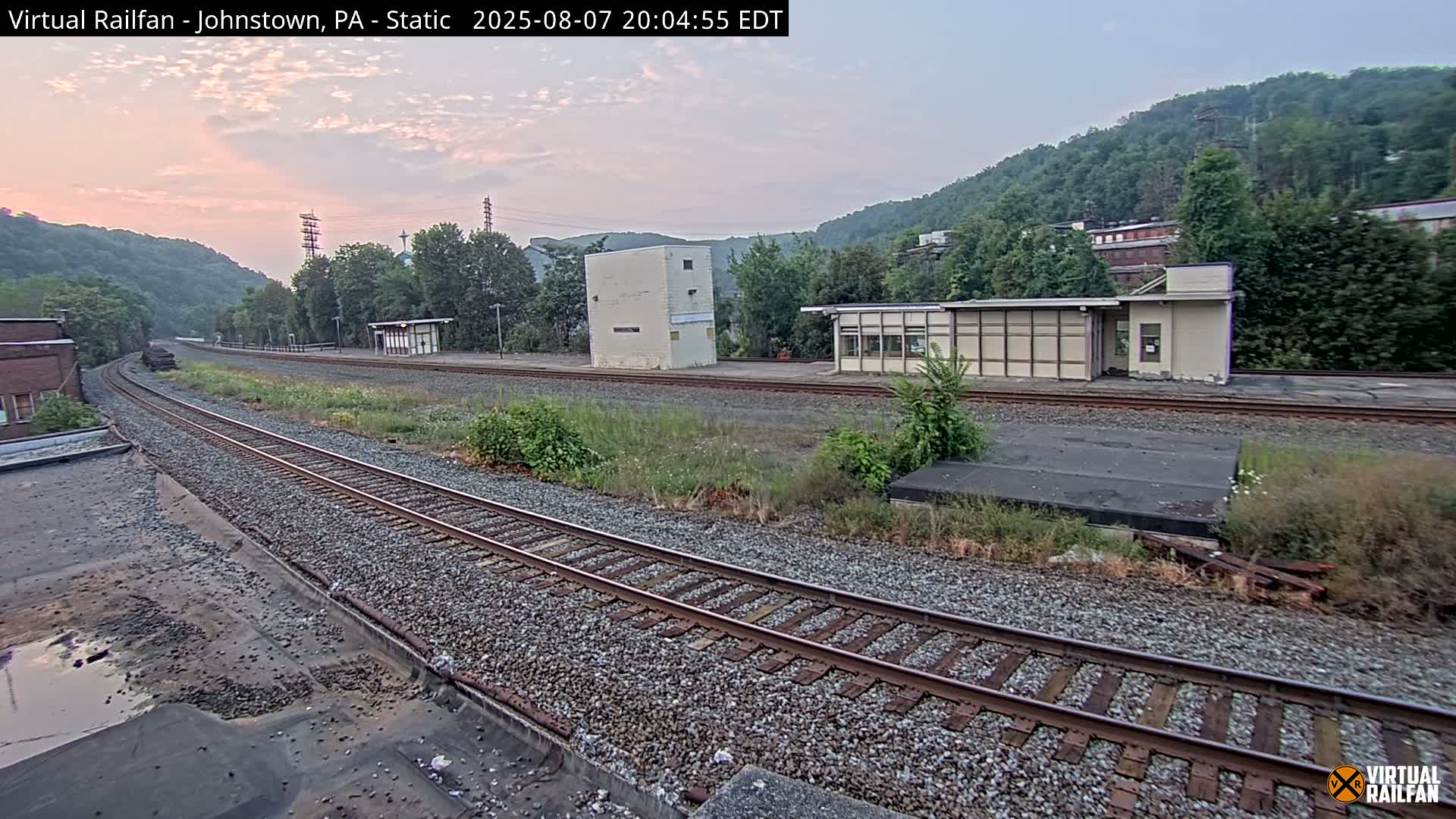 Johnstown Train Station & Railroad Crossing Live Cam - Johnstown, Cambria, Pennsylvania, USA