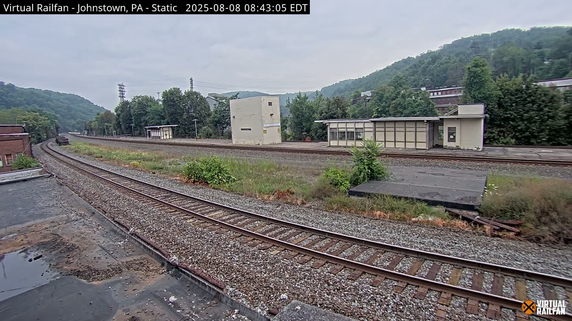 Johnstown Train Station & Railroad Crossing Live Cam - Johnstown, Cambria, Pennsylvania, USA