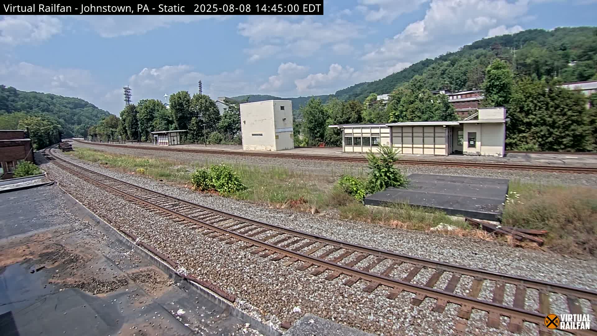 Johnstown Train Station & Railroad Crossing Live Cam - Johnstown, Cambria, Pennsylvania, USA