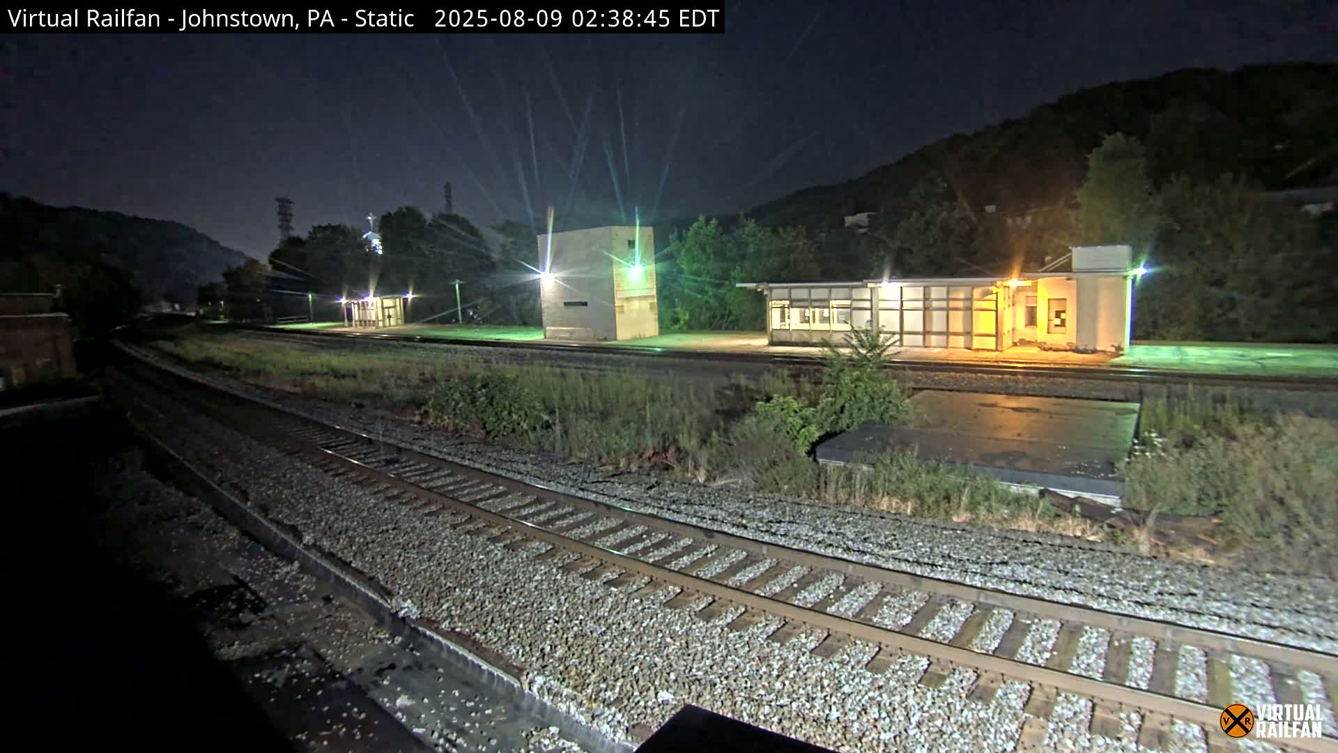 Johnstown Train Station & Railroad Crossing Live Cam - Johnstown, Cambria, Pennsylvania, USA