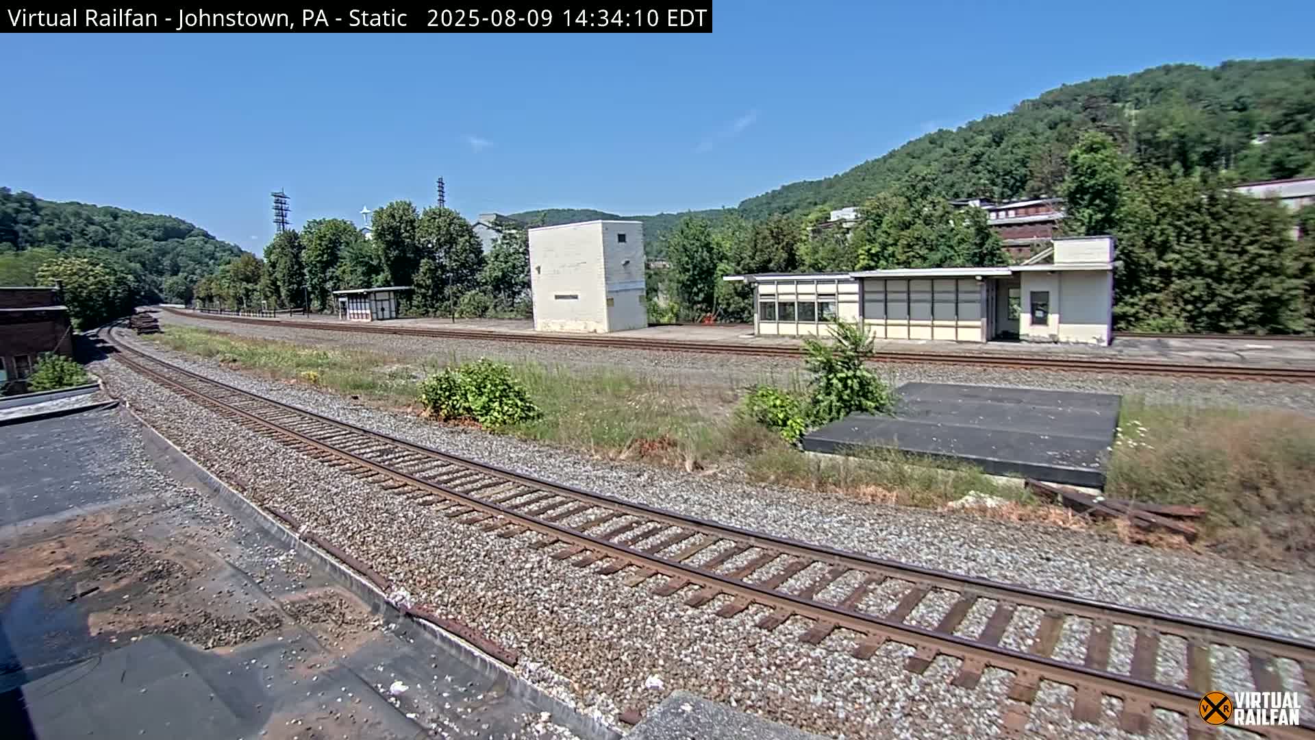 Johnstown Train Station & Railroad Crossing Live Cam - Johnstown, Cambria, Pennsylvania, USA