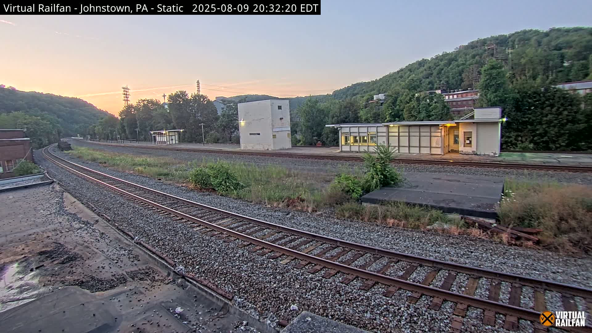Johnstown Train Station & Railroad Crossing Live Cam - Johnstown, Cambria, Pennsylvania, USA