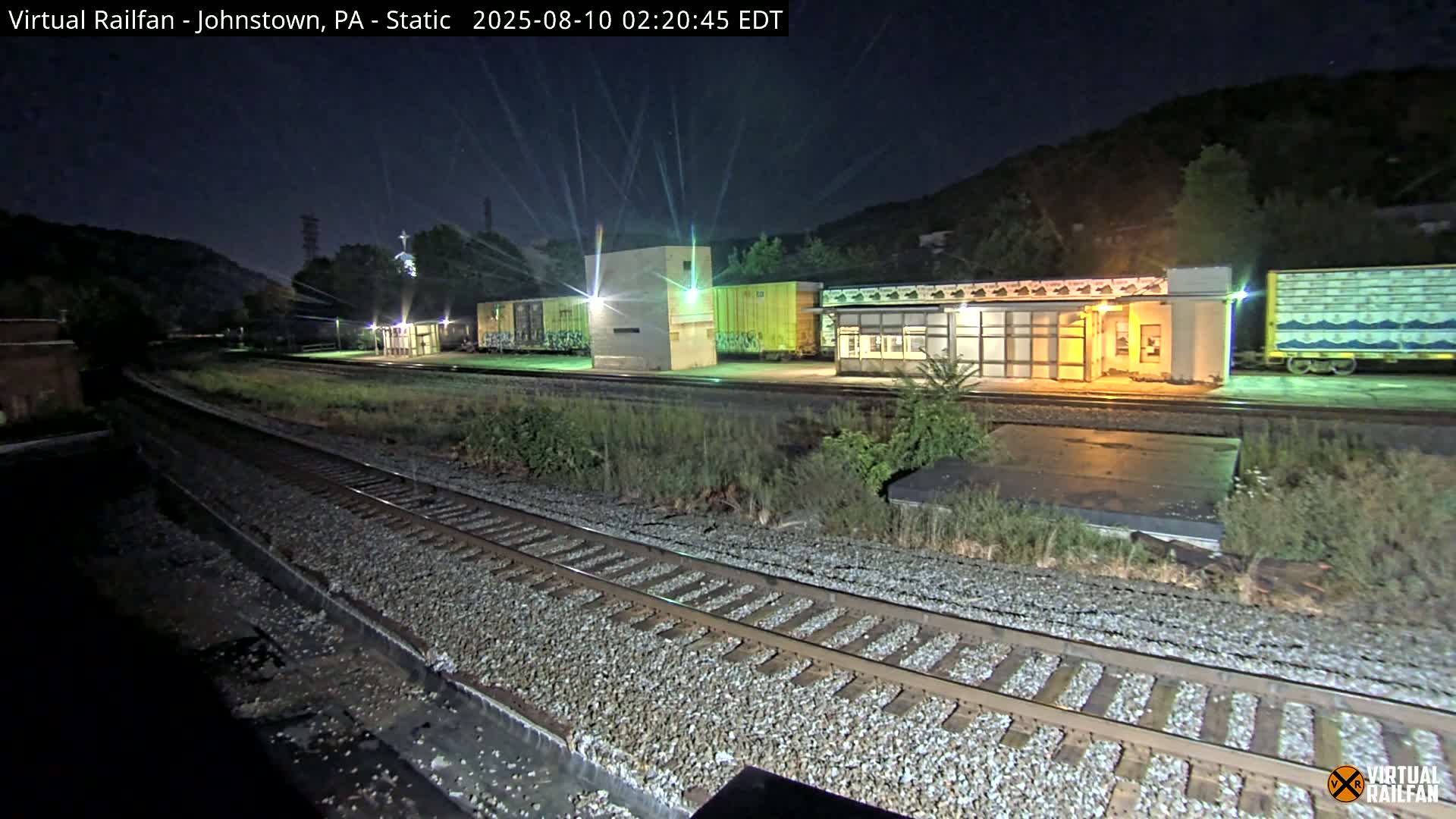 Johnstown Train Station & Railroad Crossing Live Cam - Johnstown, Cambria, Pennsylvania, USA