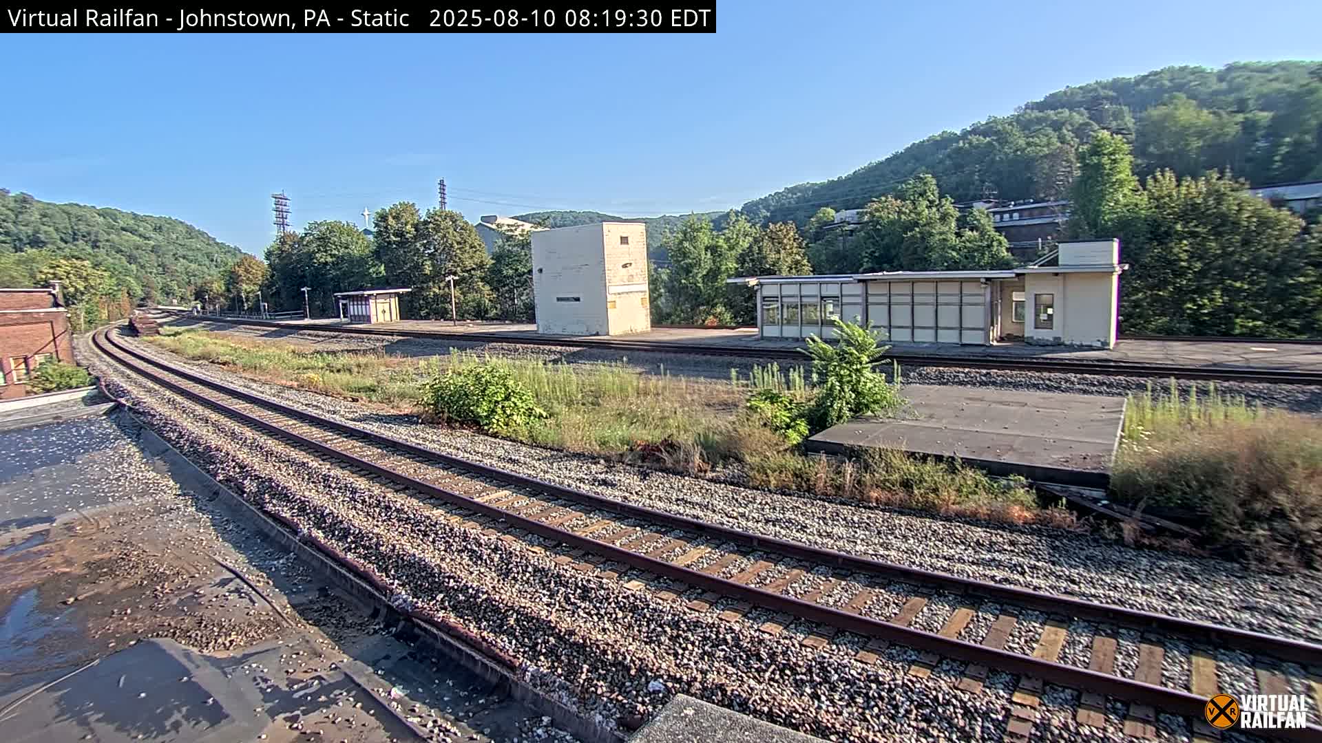 Johnstown Train Station & Railroad Crossing Live Cam - Johnstown, Cambria, Pennsylvania, USA