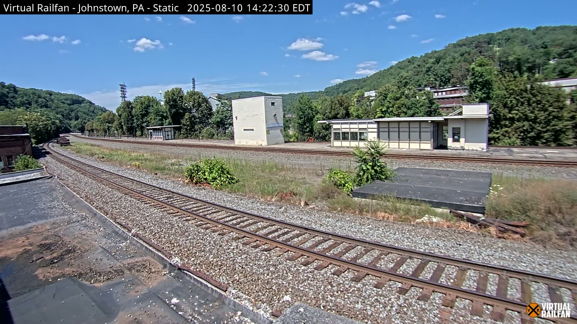 Johnstown Train Station & Railroad Crossing Live Cam - Johnstown, Cambria, Pennsylvania, USA