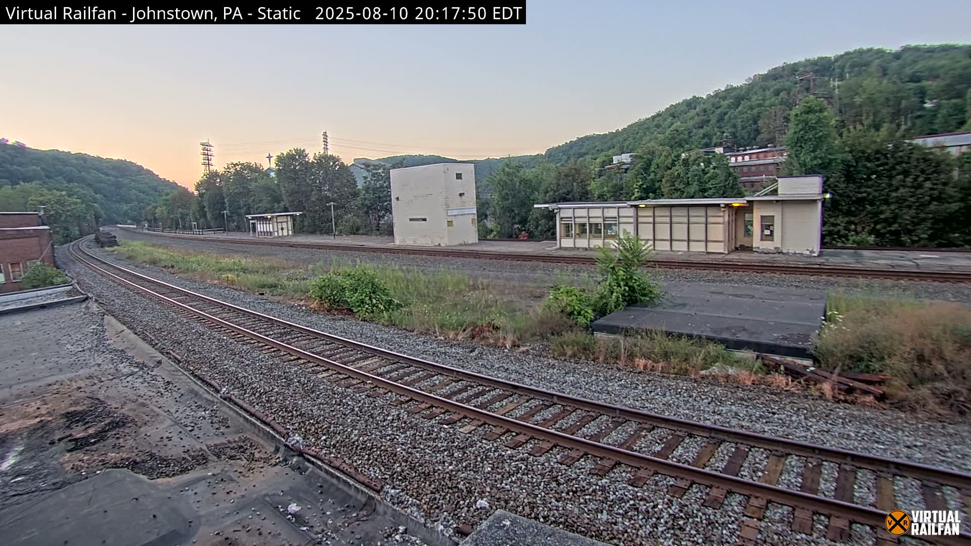 Johnstown Train Station & Railroad Crossing Live Cam - Johnstown, Cambria, Pennsylvania, USA