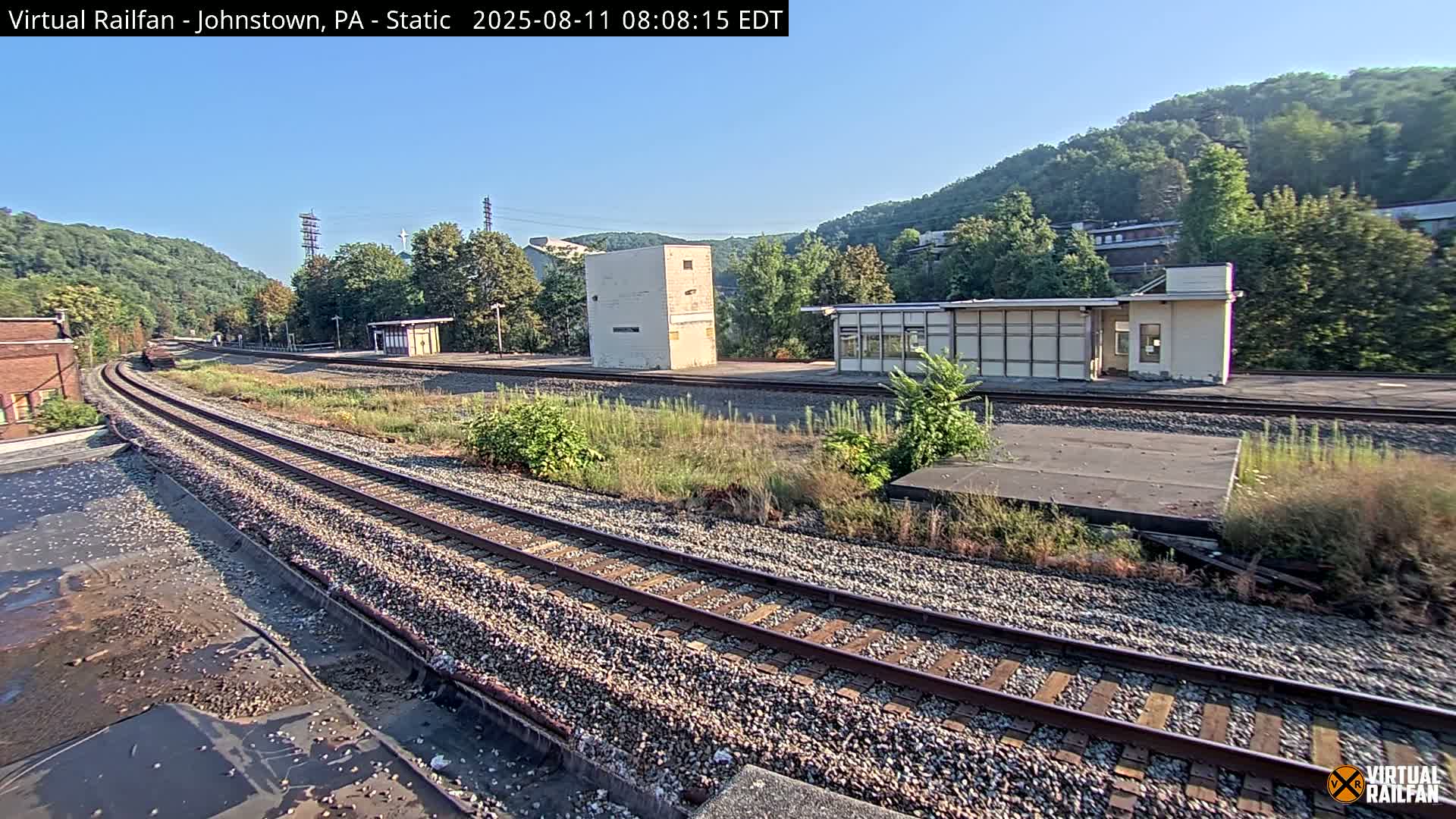 Johnstown Train Station & Railroad Crossing Live Cam - Johnstown, Cambria, Pennsylvania, USA