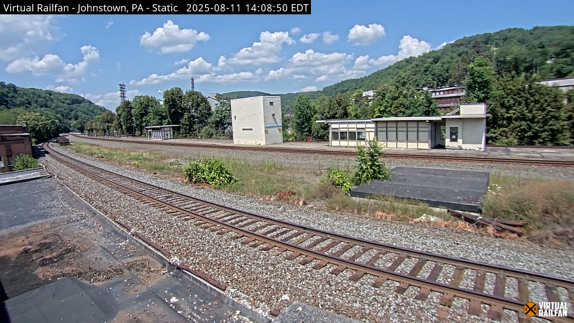 Johnstown Train Station & Railroad Crossing Live Cam - Johnstown, Cambria, Pennsylvania, USA