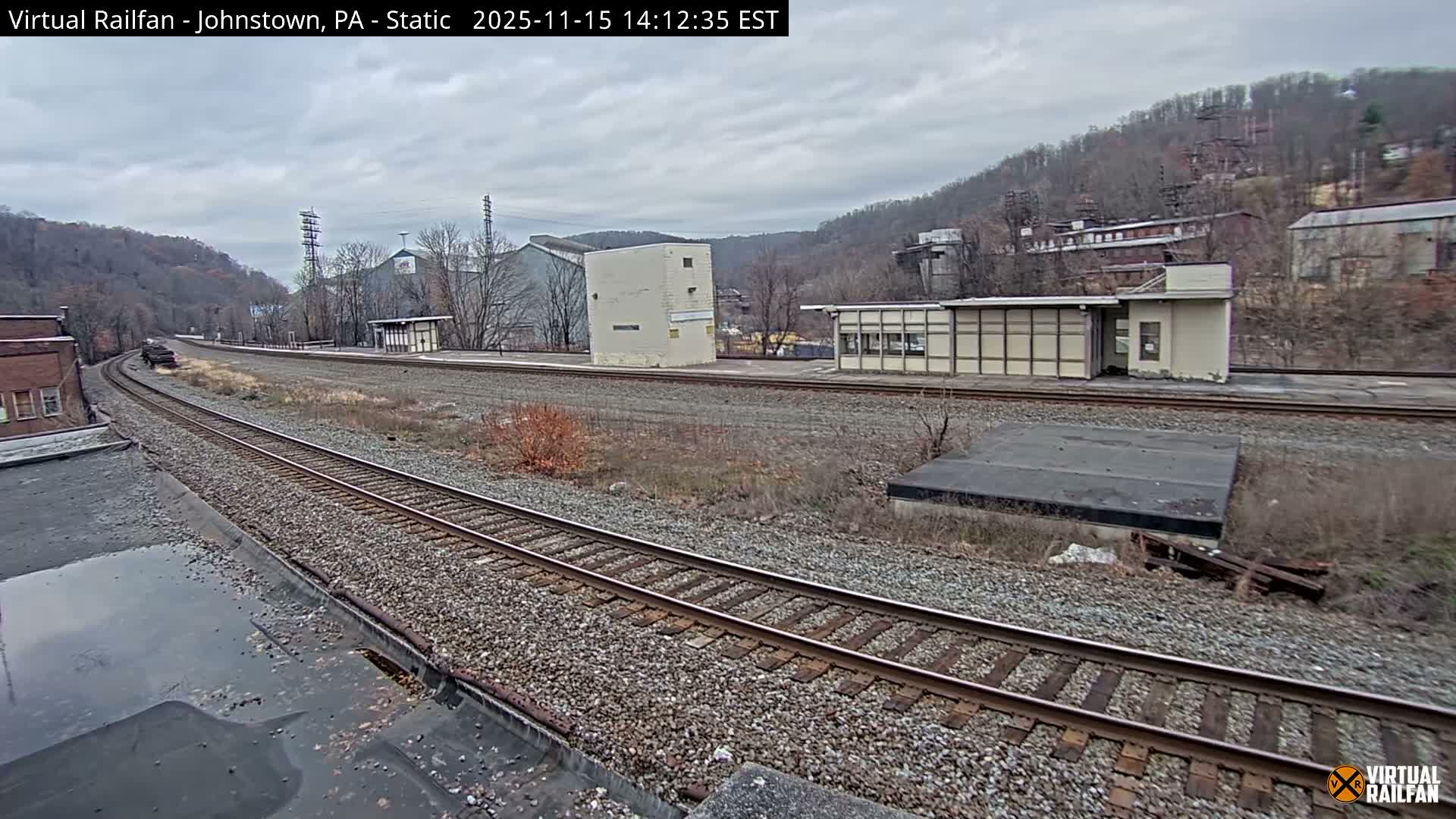 Johnstown Train Station & Railroad Crossing Live Cam - Johnstown, Cambria, Pennsylvania, USA
