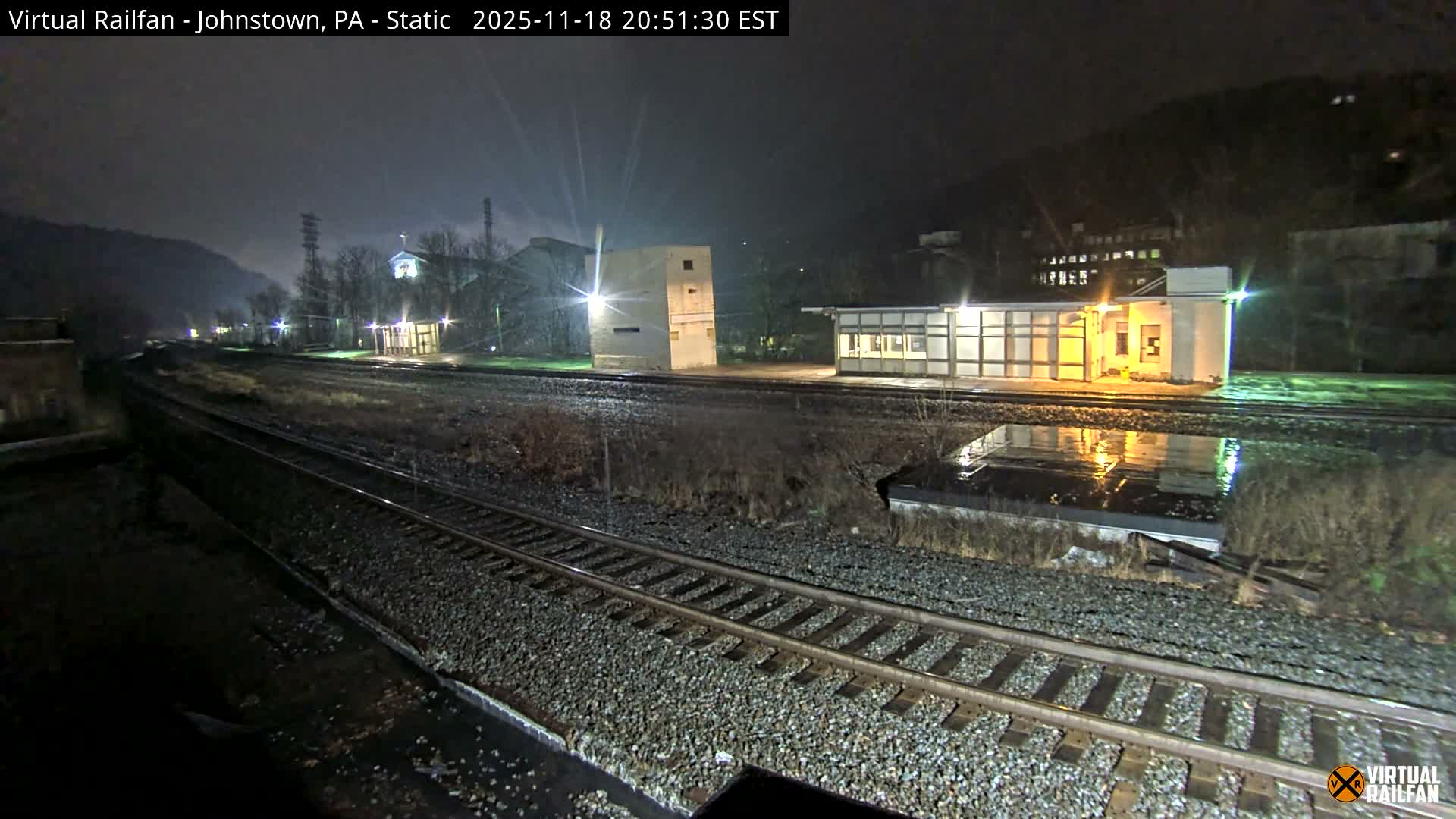 Johnstown Train Station & Railroad Crossing Live Cam - Johnstown, Cambria, Pennsylvania, USA