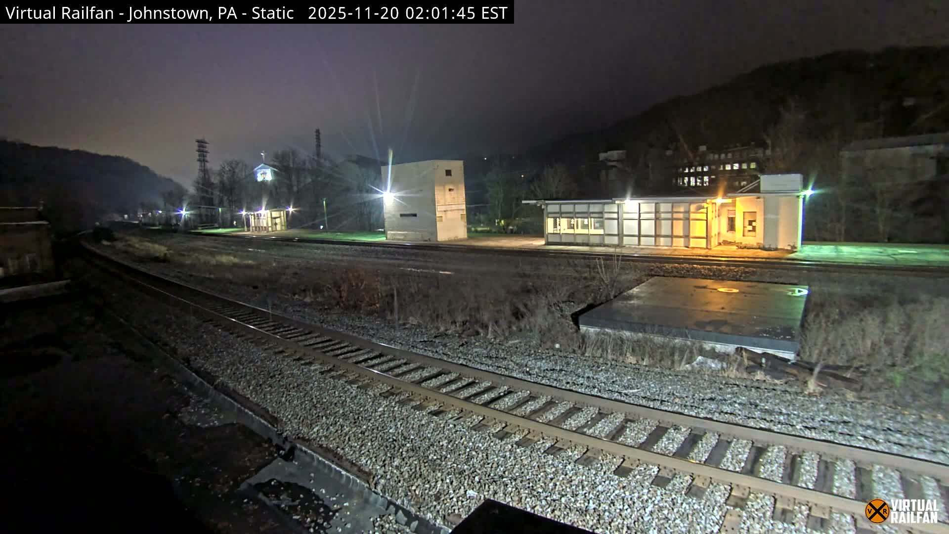 Johnstown Train Station & Railroad Crossing Live Cam - Johnstown, Cambria, Pennsylvania, USA