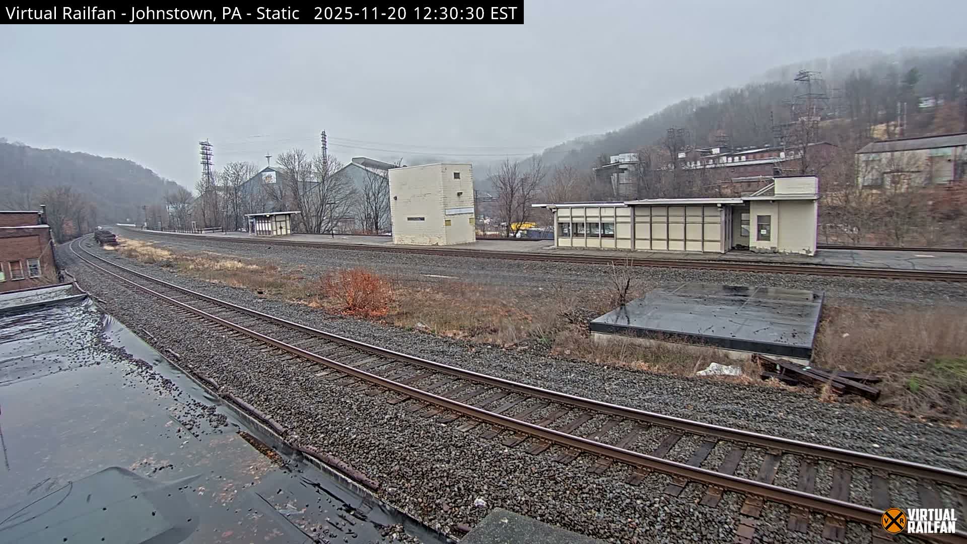 Johnstown Train Station & Railroad Crossing Live Cam - Johnstown, Cambria, Pennsylvania, USA