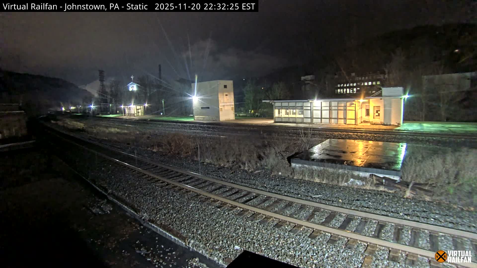 Johnstown Train Station & Railroad Crossing Live Cam - Johnstown, Cambria, Pennsylvania, USA