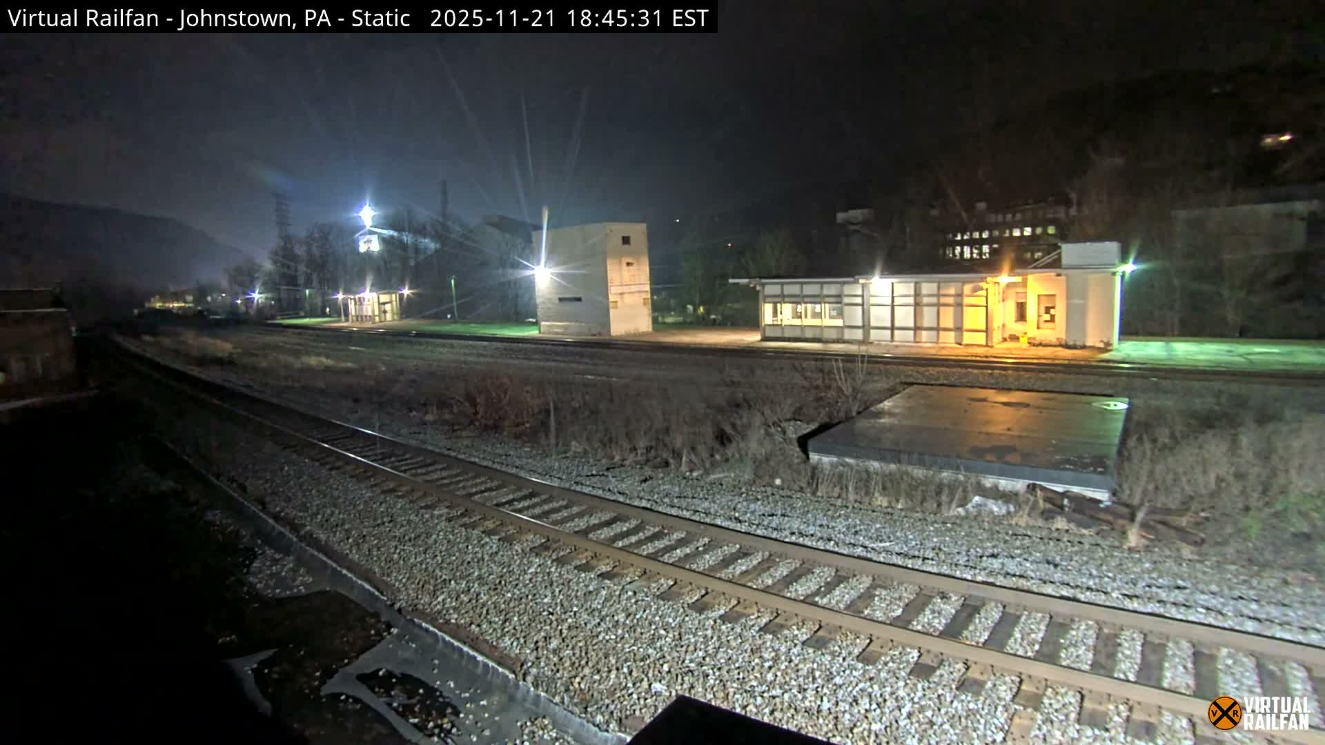 Johnstown Train Station & Railroad Crossing Live Cam - Johnstown, Cambria, Pennsylvania, USA